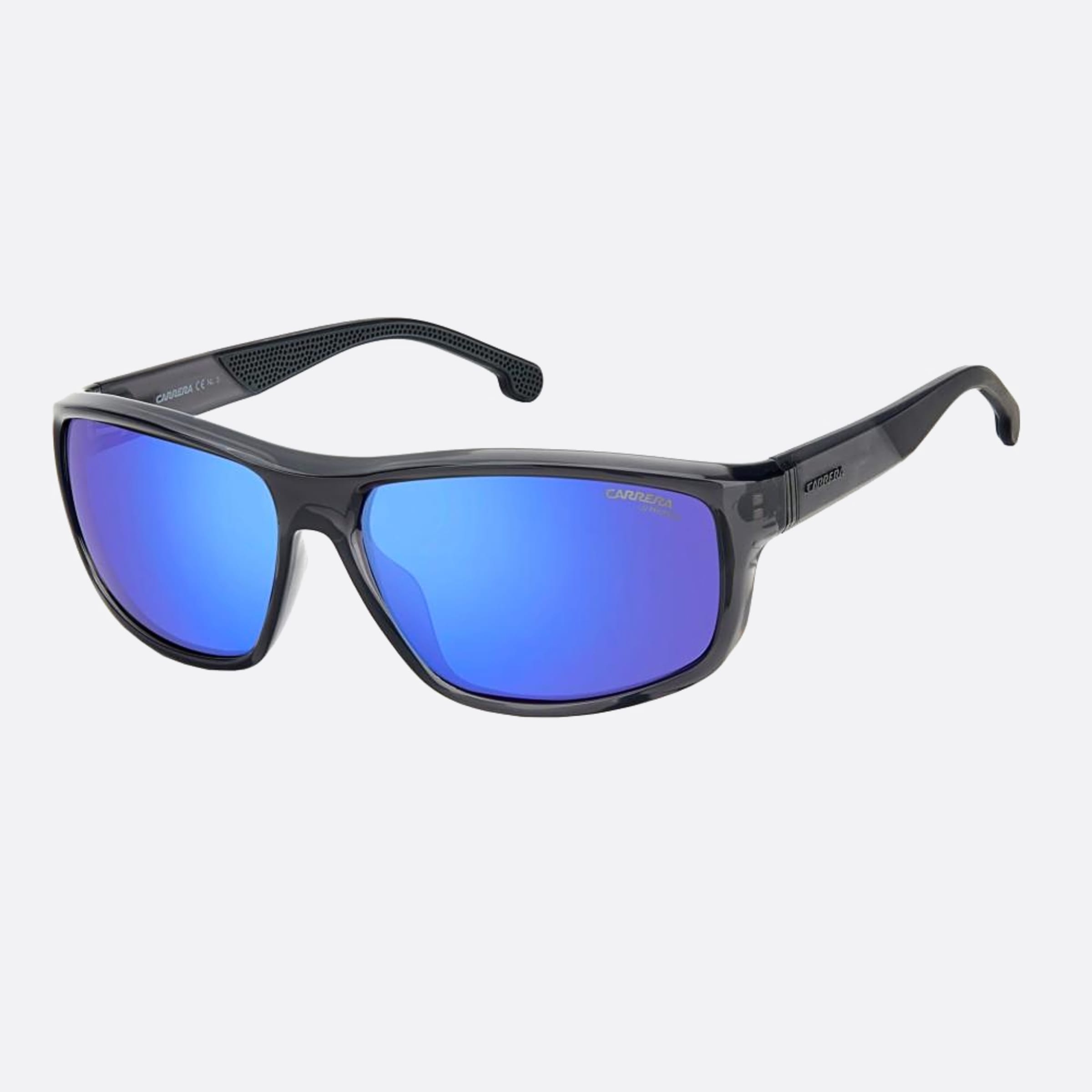 Carrera 61mm Carrera 09v Grey Geometric Men Sunglasses - Side View