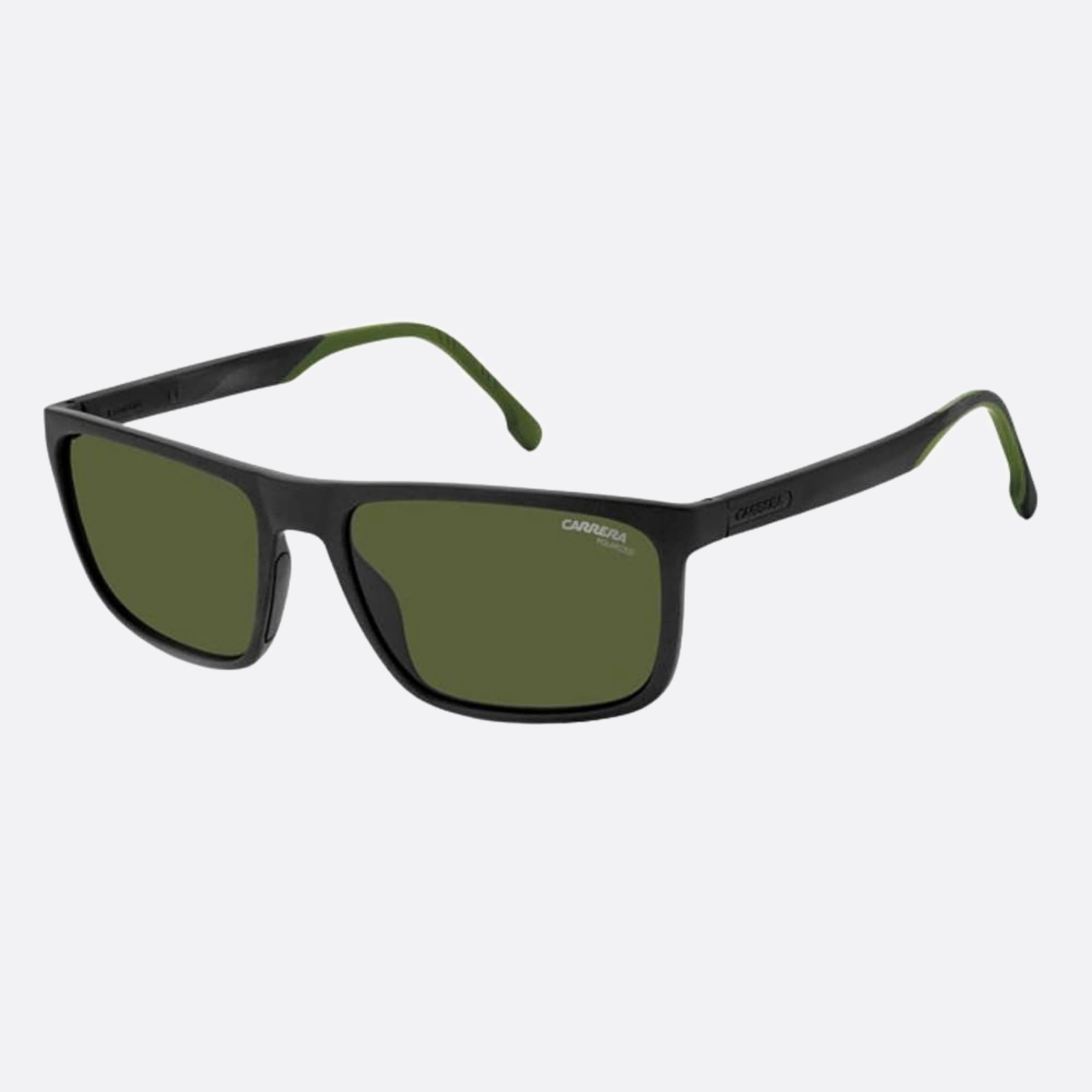 Carrera 58mm Carrera 7zj Green Squared Men Sunglasses - Side View