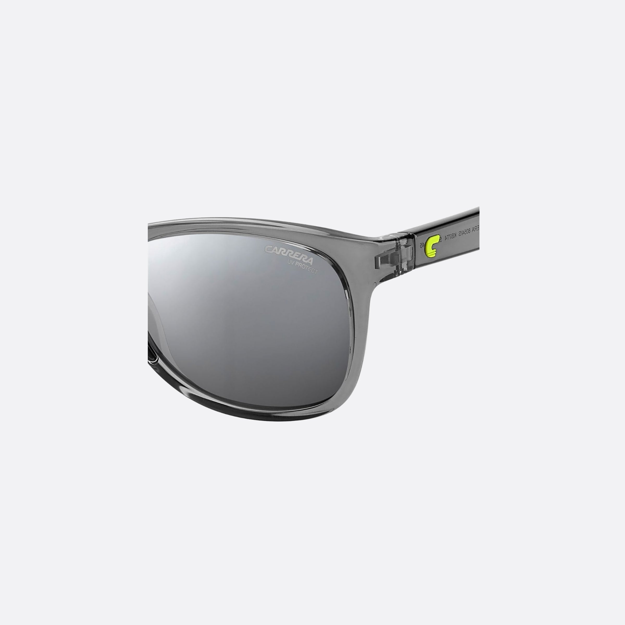 Carrera 52mm Carrera Kb7 Grey Squared Men Sunglasses - Additional Angle