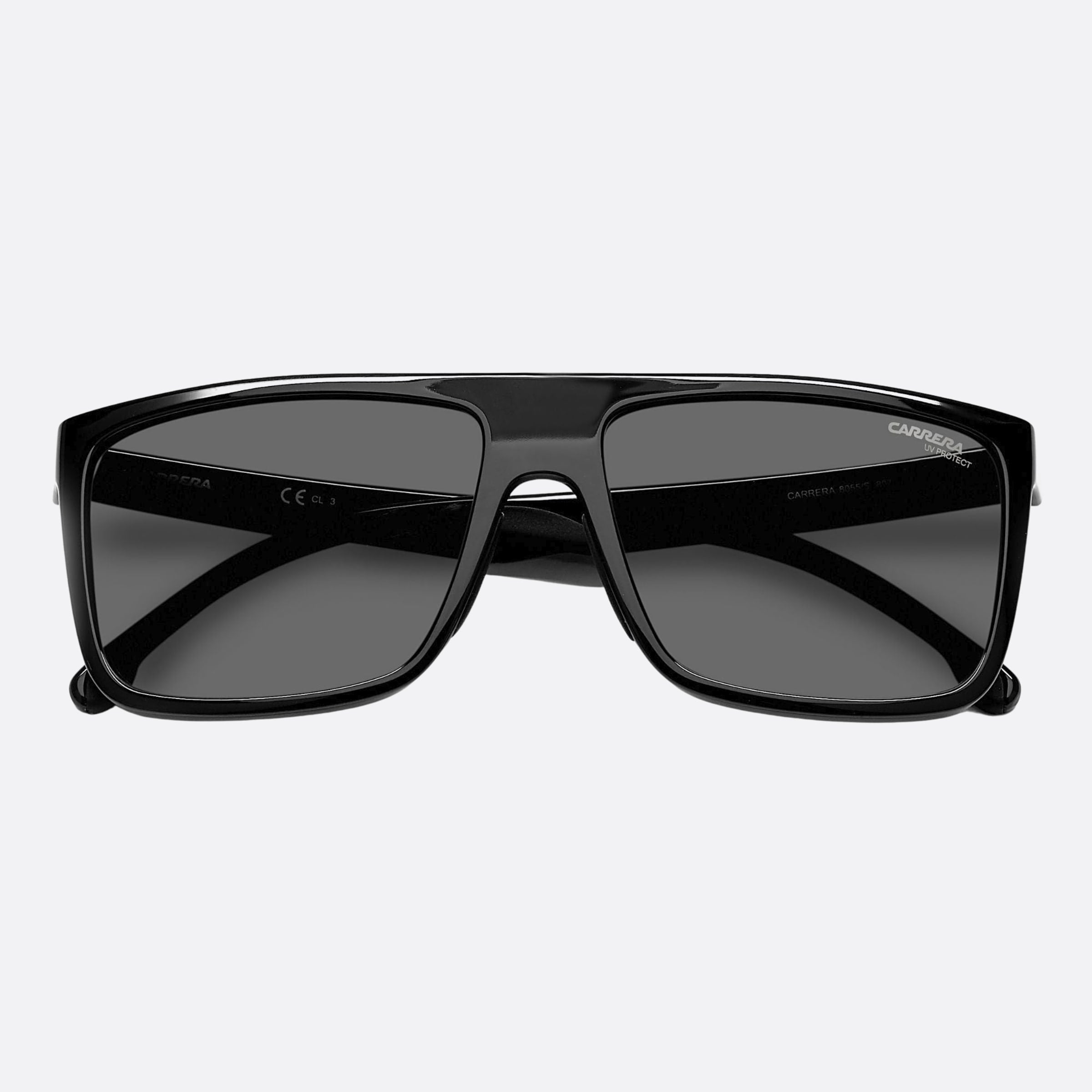 Carrera 58mm Carrera Black Geometric Men Sunglasses - Lifestyle Shot