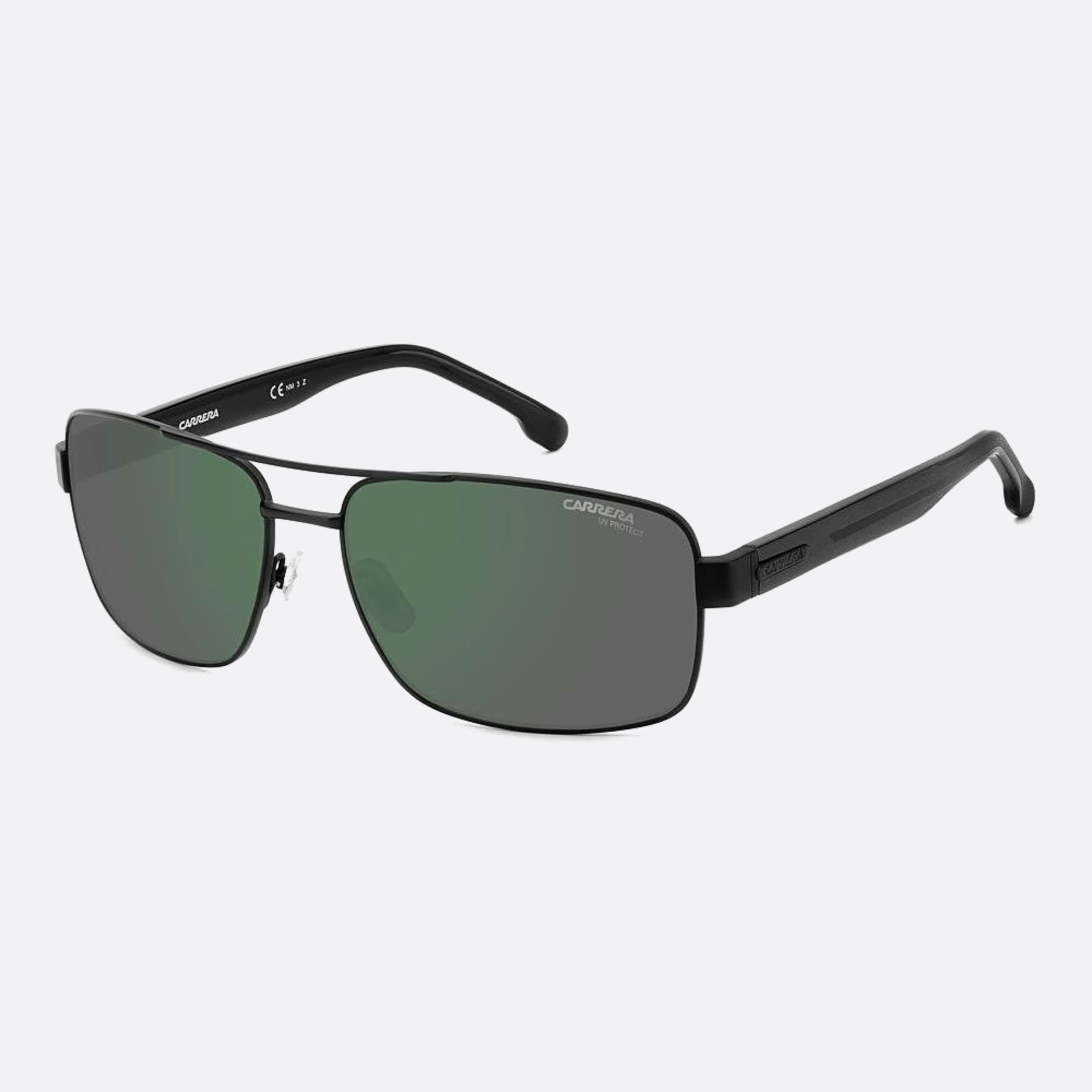 Carrera 61mm Carrera Black Pilot Men Sunglasses - Side View