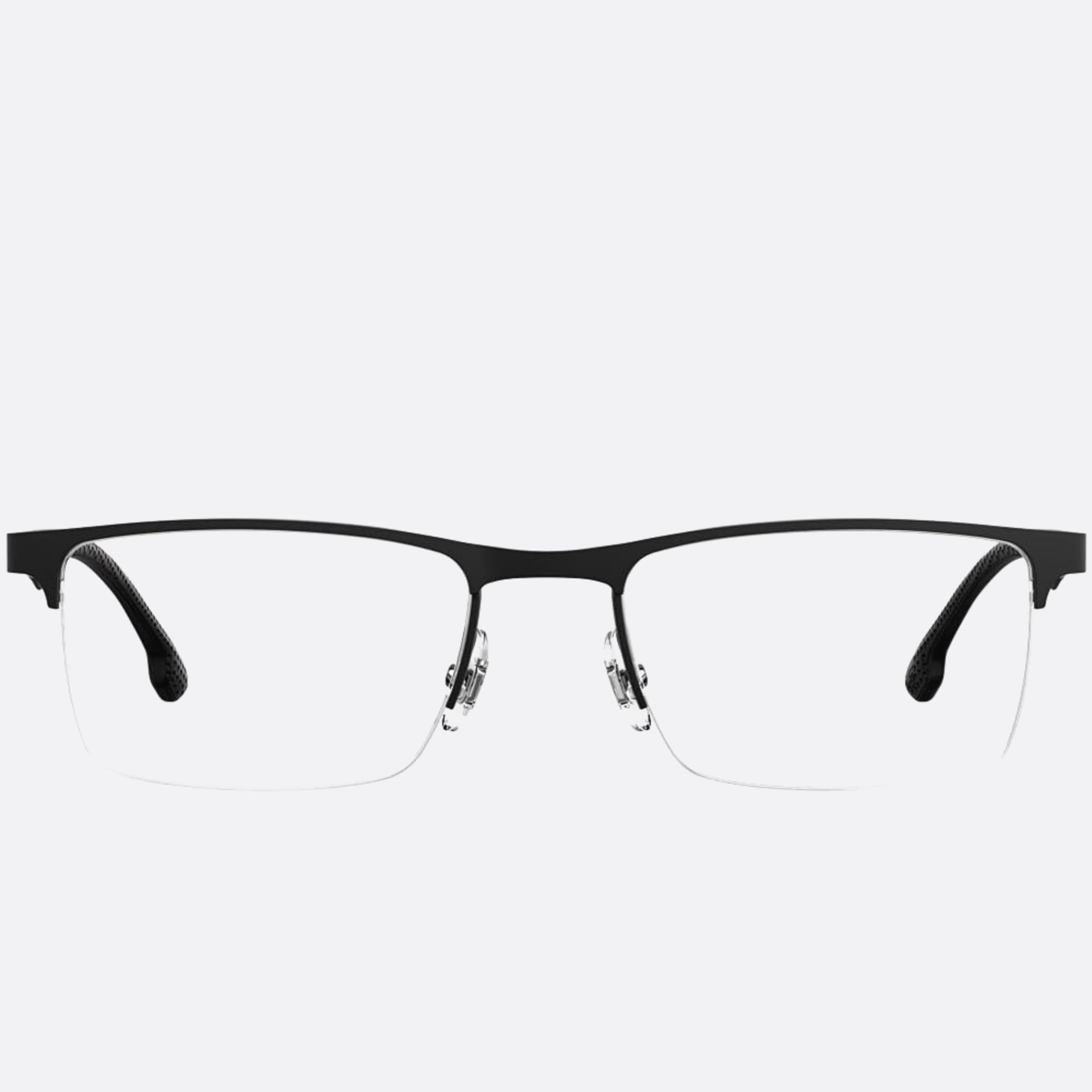 Carrera 54mm Carrera Black Geometric Men Eyeglasses - Main View