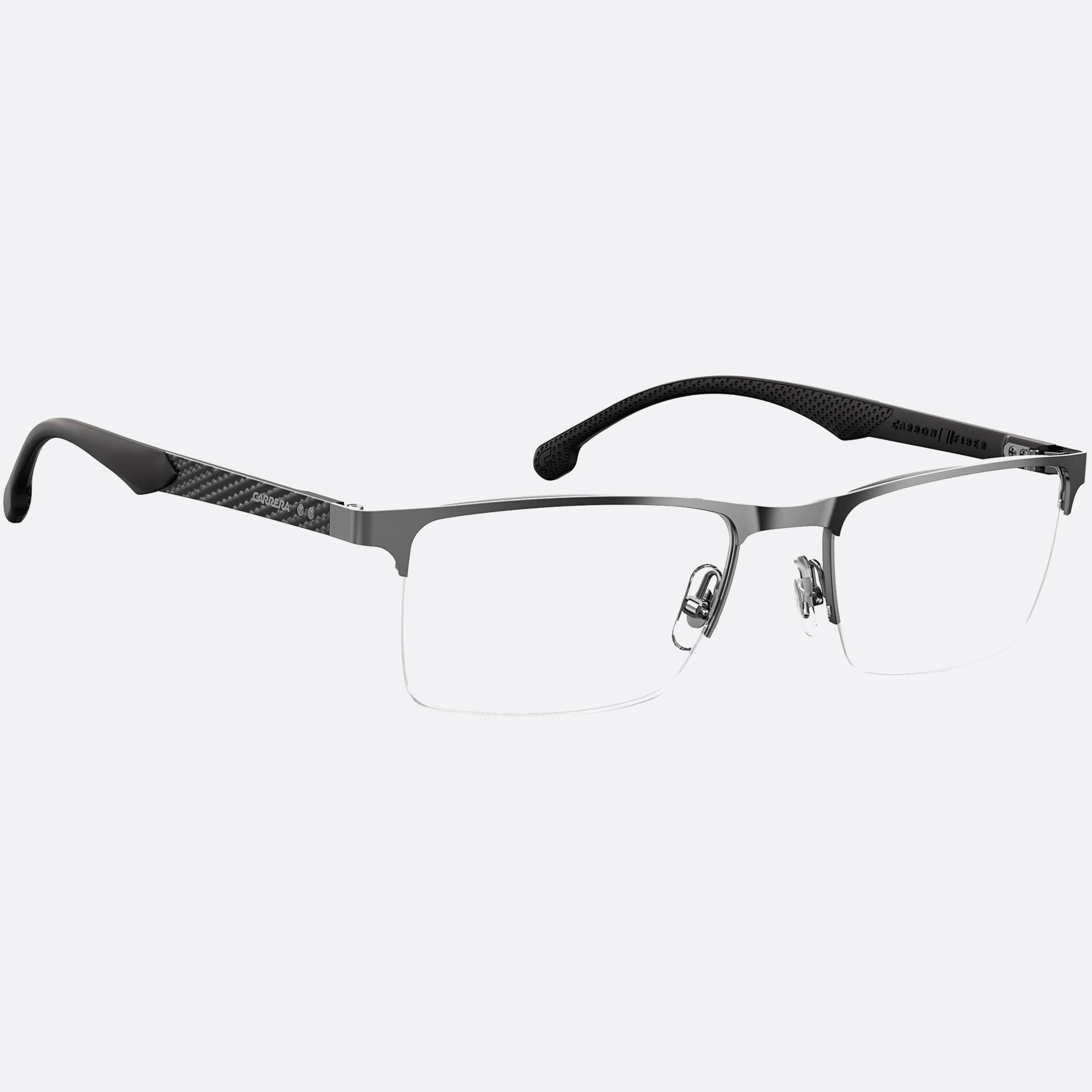 Carrera 54mm Carrera Kj1 Ruthenium Geometric Men Eyeglasses - Detail View