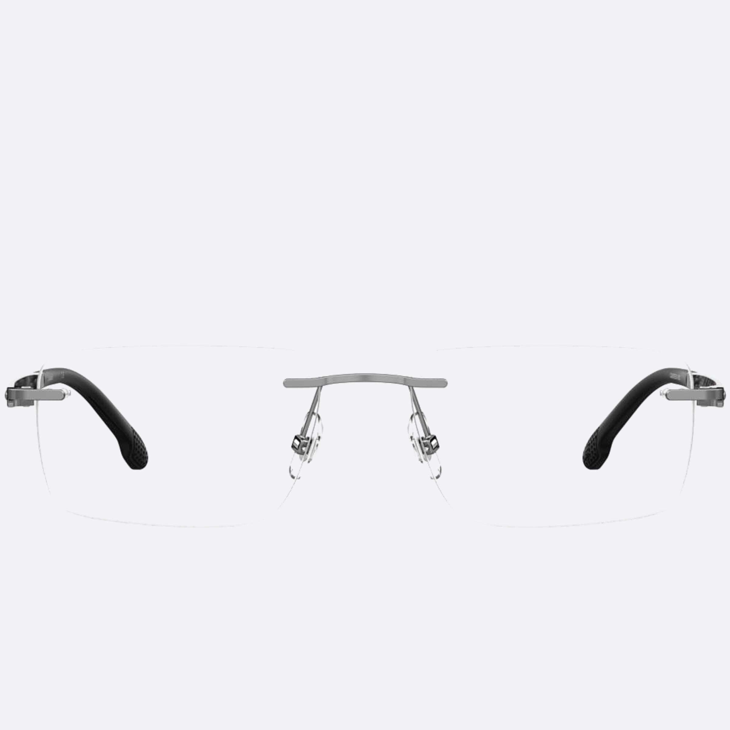 Carrera 55mm Carrera Kj1 Ruthenium Geometric Men Eyeglasses - Main View