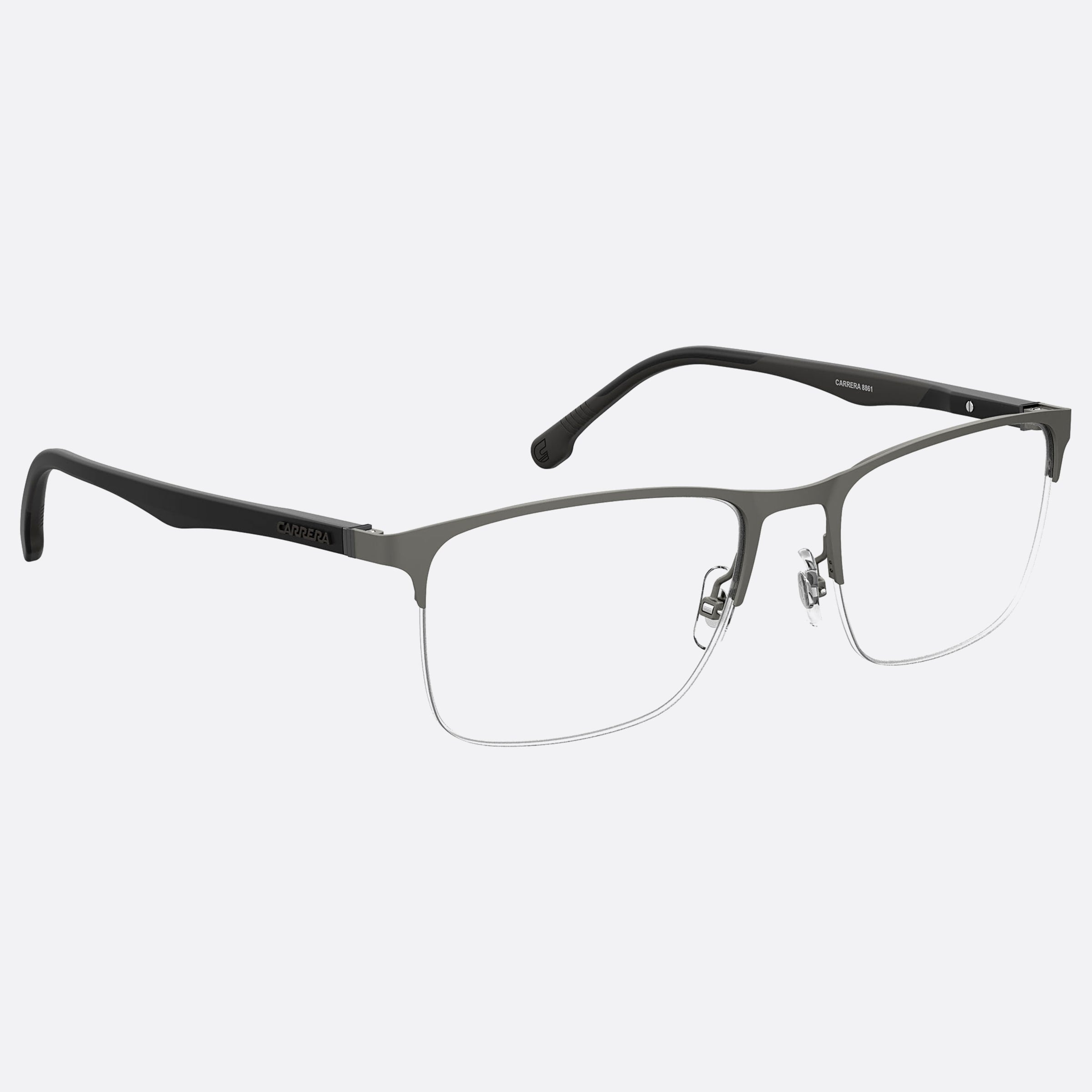 Carrera 56mm Carrera R80 Ruthenium Squared Men Eyeglasses - Detail View