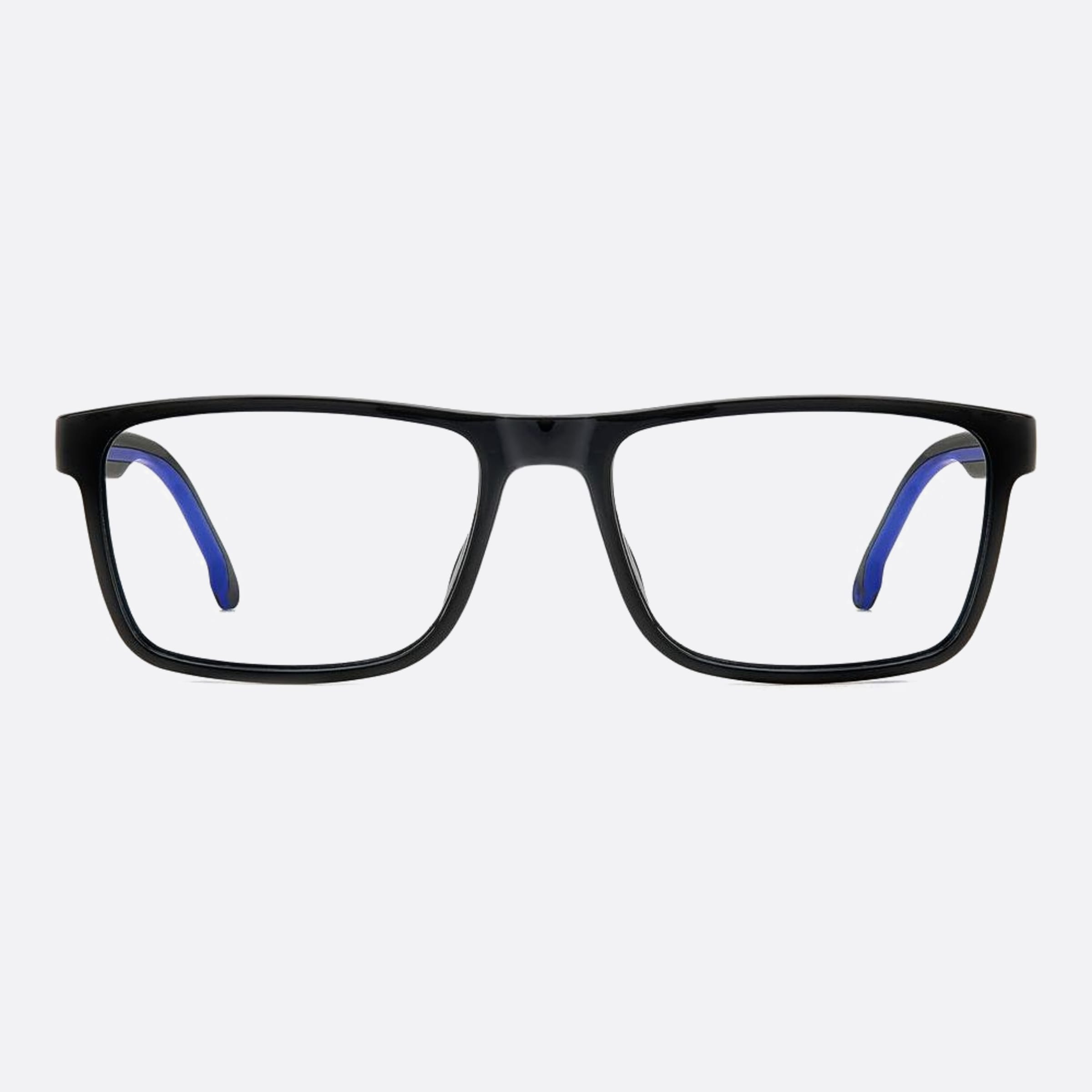 Carrera 56mm Carrera D51 Black Geometric Men Eyeglasses - Main View