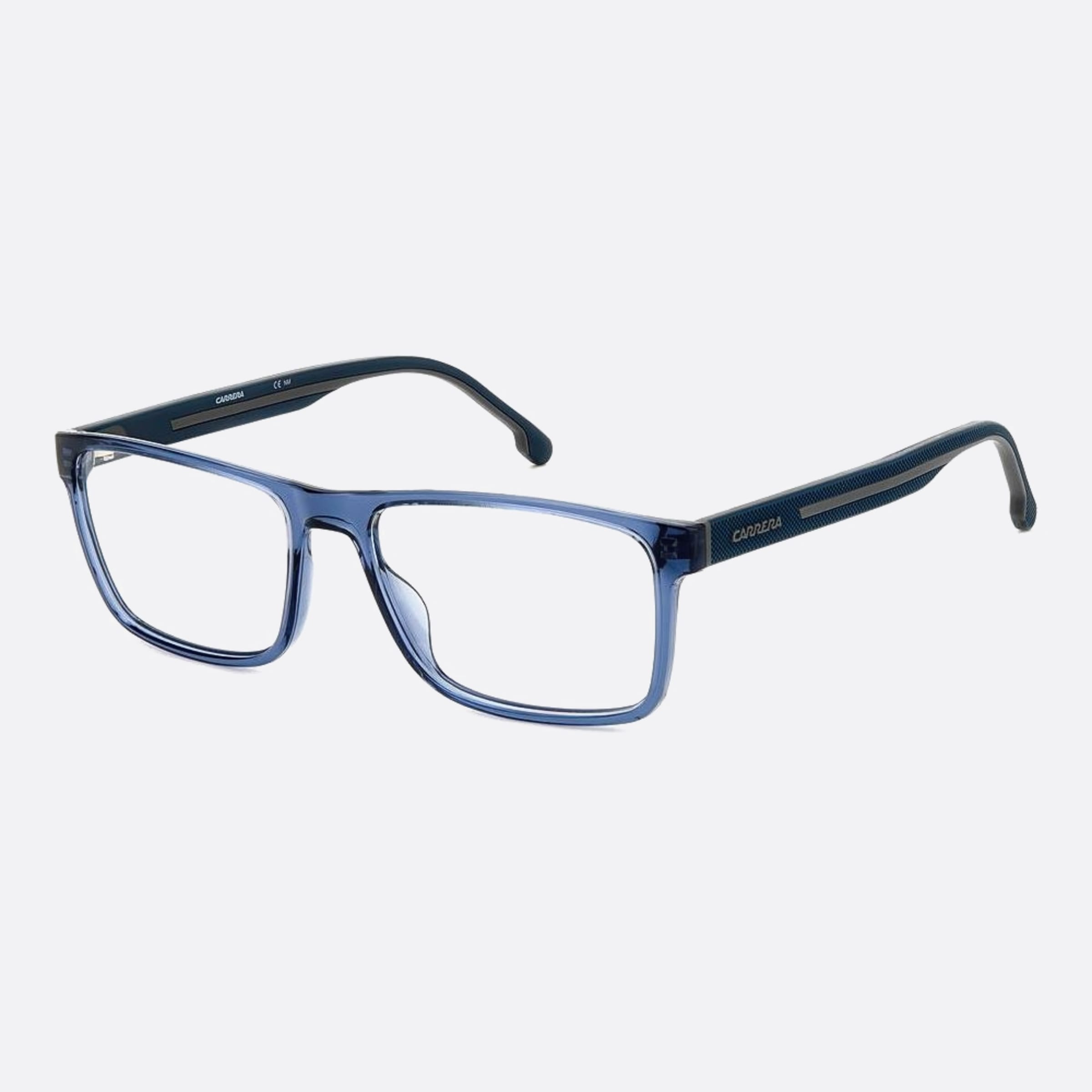 Carrera 56mm Carrera Xw0 Blue Geometric Men Eyeglasses - Side View