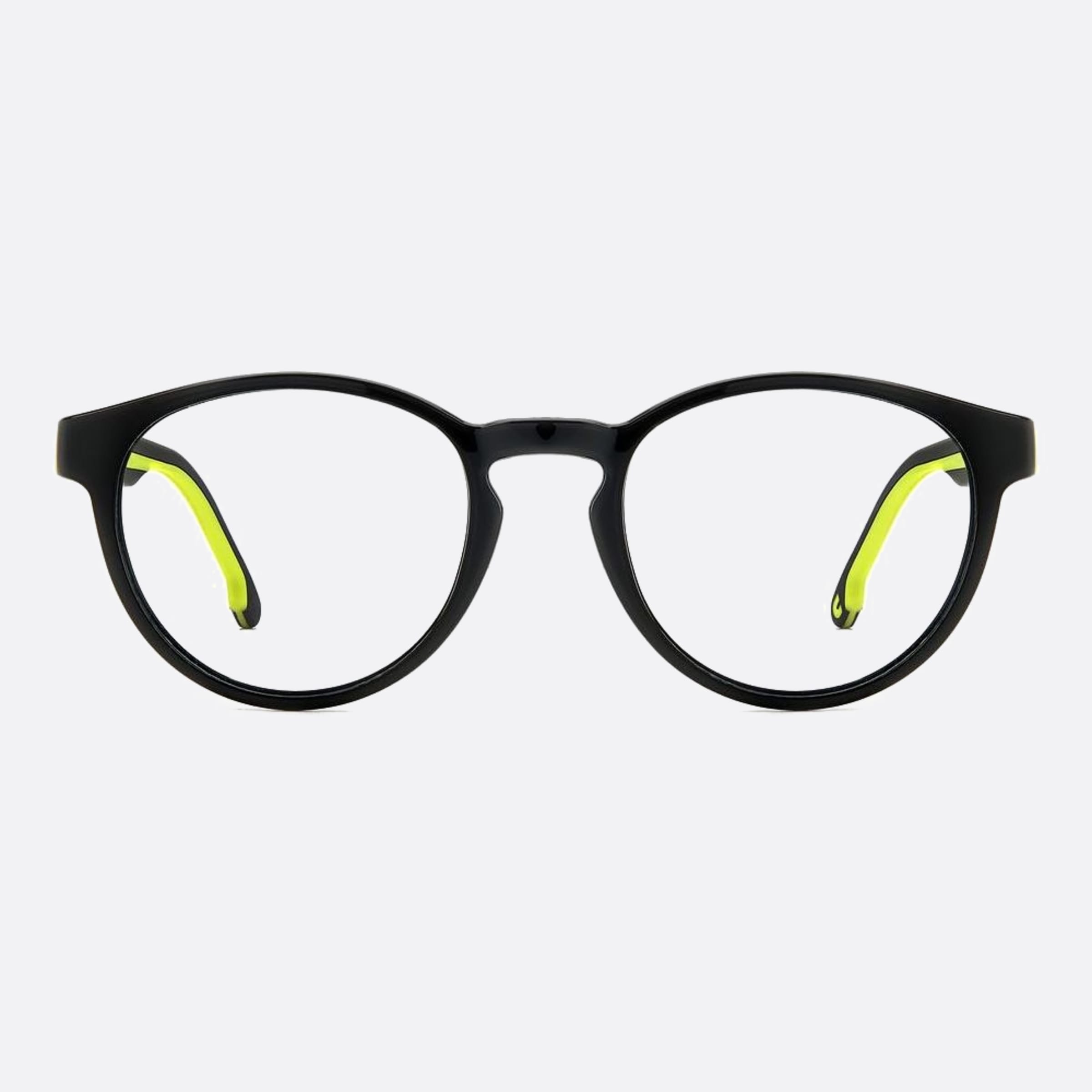 Carrera 50mm Carrera 7zj Black Round Men Eyeglasses - Main View