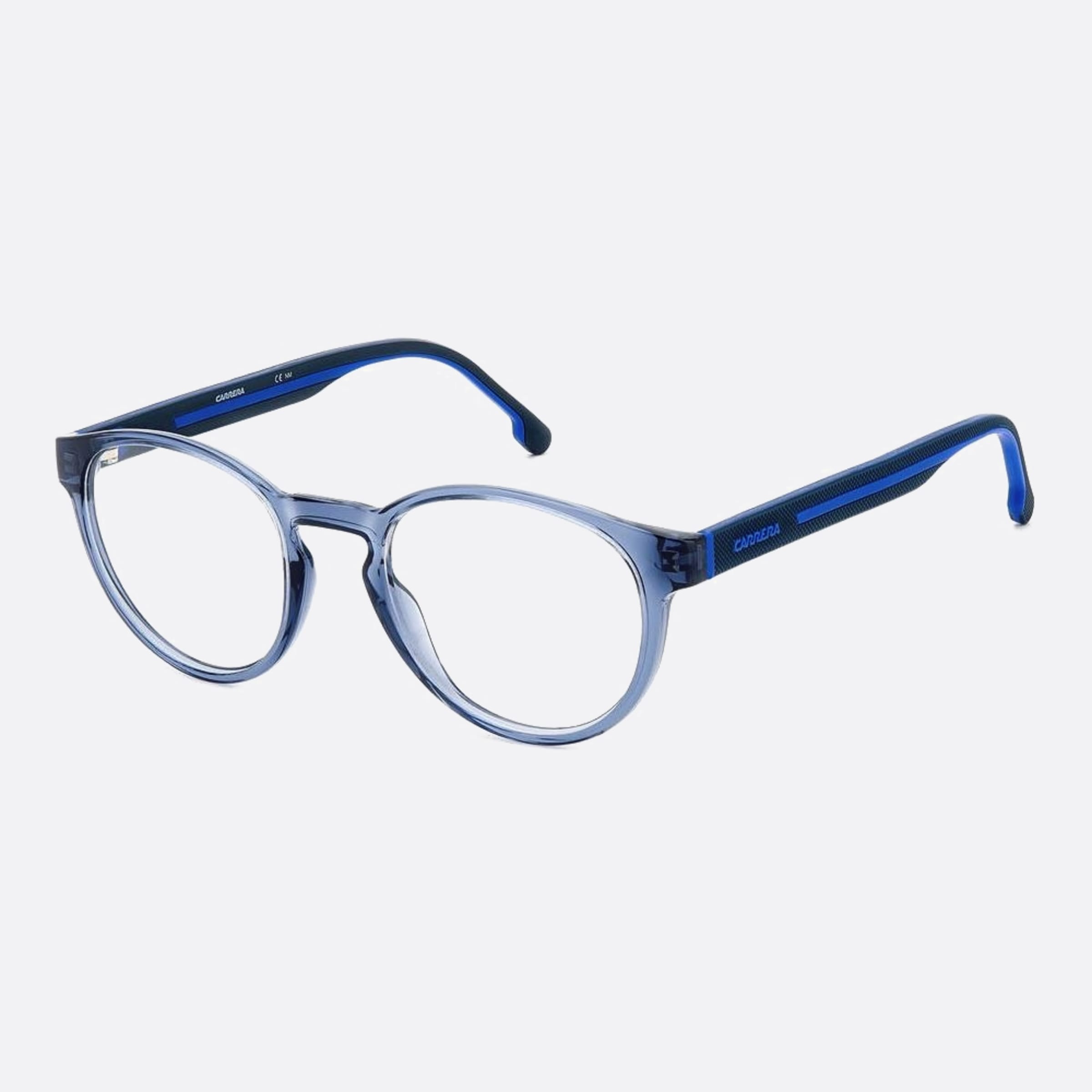 Carrera 50mm Carrera Pjp Blue Round Men Eyeglasses - Side View