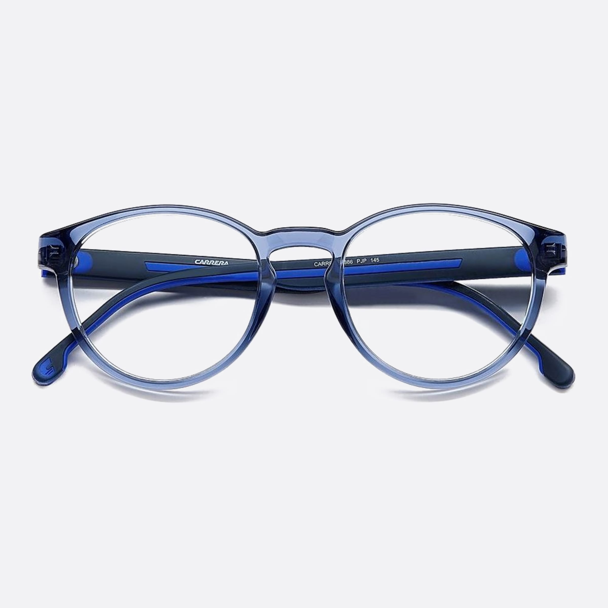 Carrera 50mm Carrera Pjp Blue Round Men Eyeglasses - Lifestyle Shot