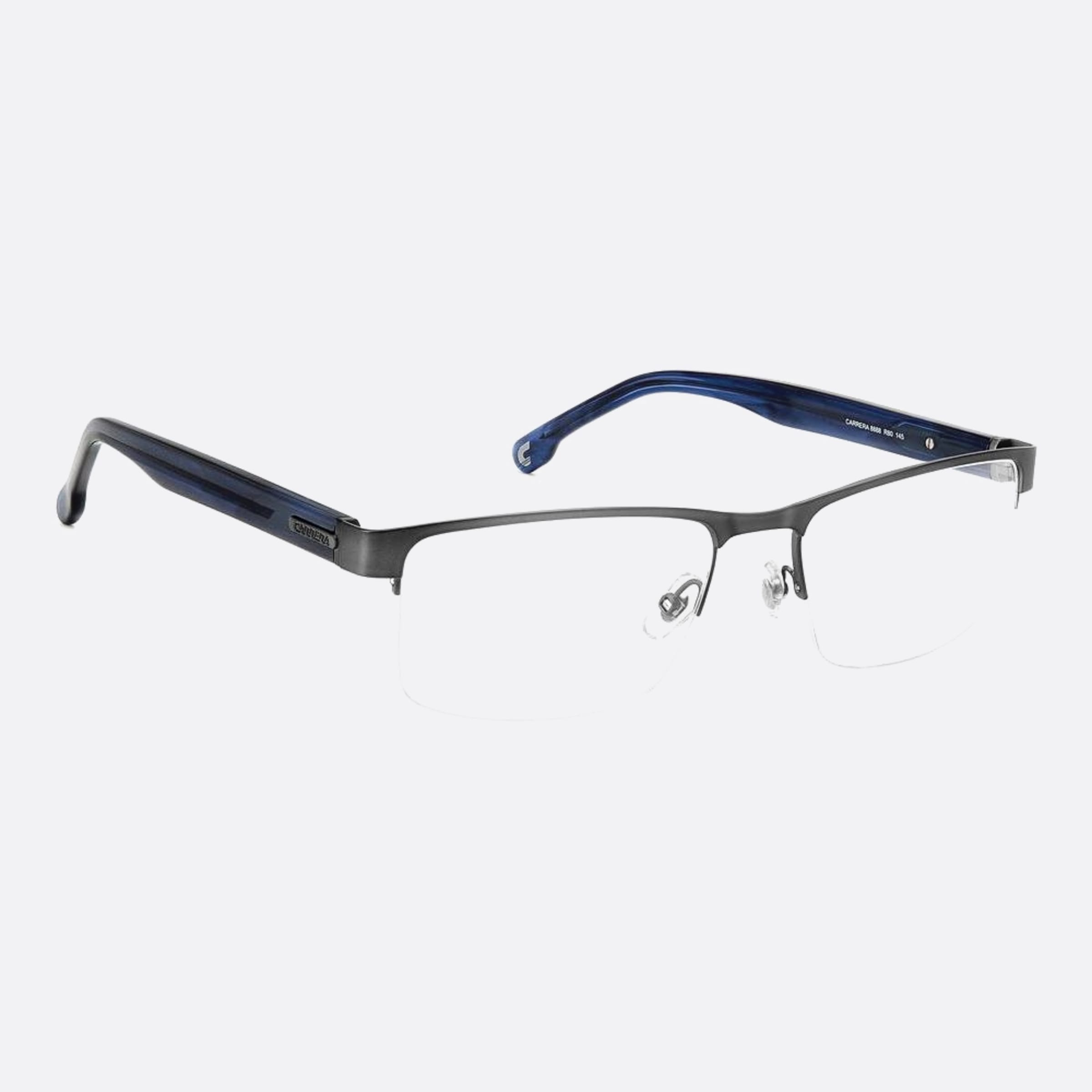 Carrera 58mm Carrera R80 Ruthenium Squared Men Eyeglasses - Detail View
