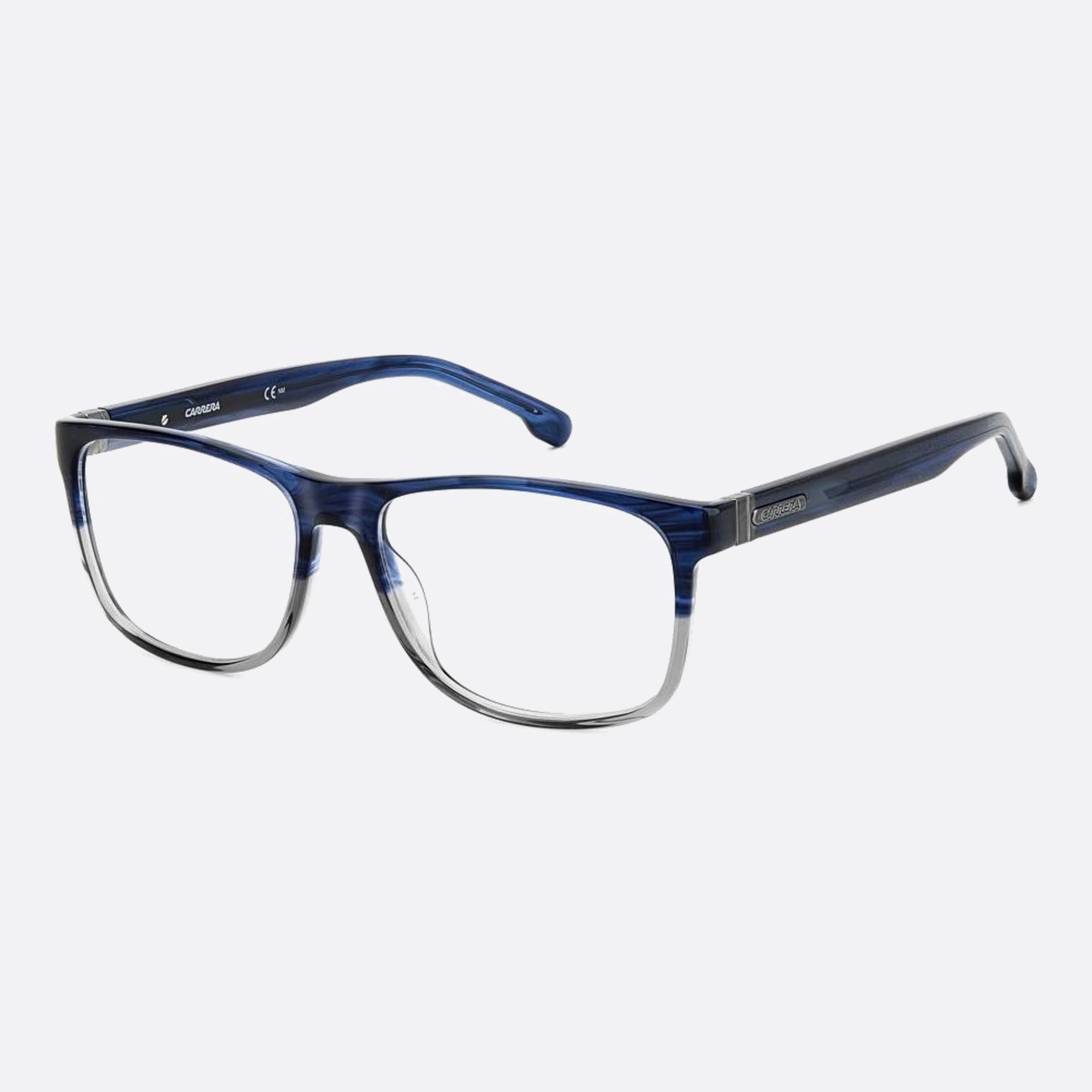 Carrera 56mm Carrera Hve Blue Geometric Men Eyeglasses - Side View