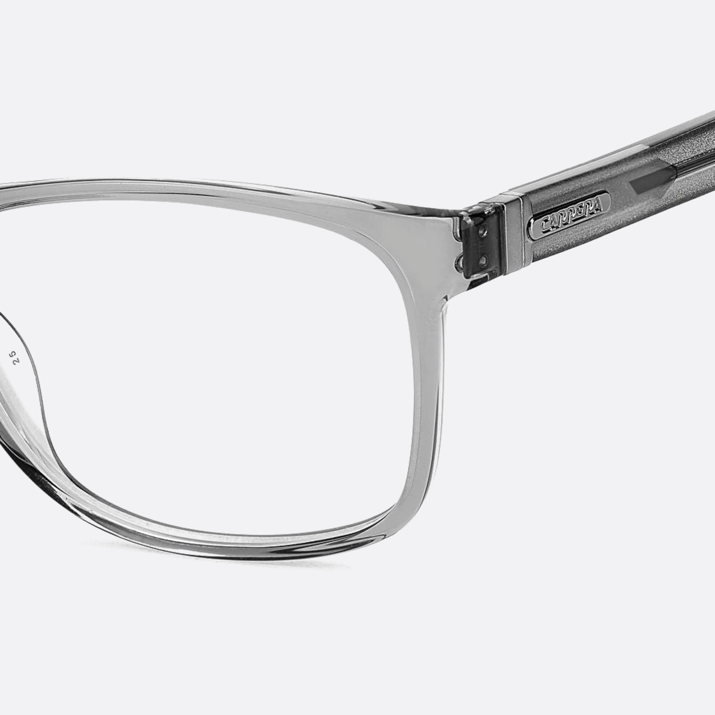 Carrera 56mm Carrera Kb7 Grey Geometric Men Eyeglasses - Additional Angle