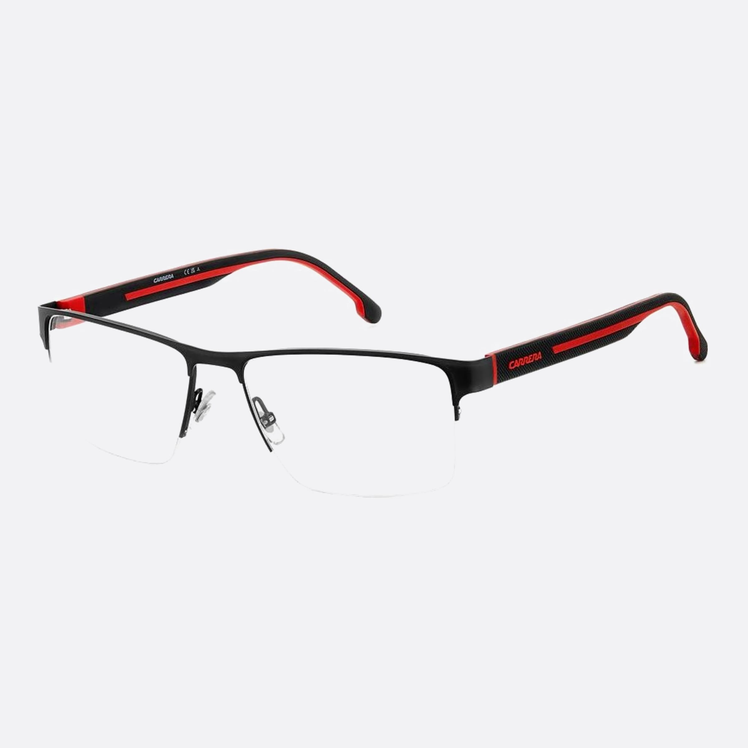 Carrera 54mm Carrera Blx Black Geometric Men Eyeglasses - Side View