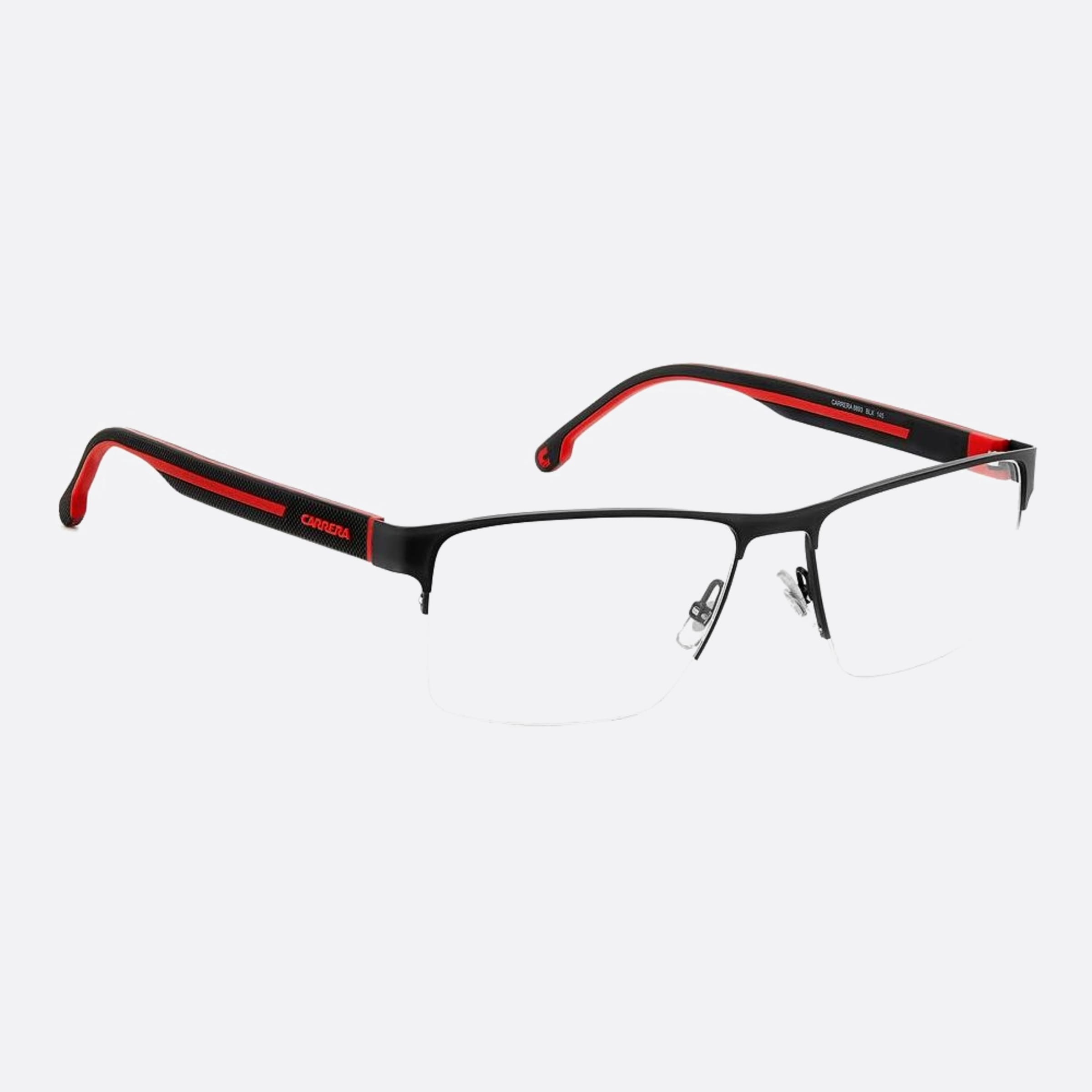Carrera 54mm Carrera Blx Black Geometric Men Eyeglasses - Lifestyle Shot