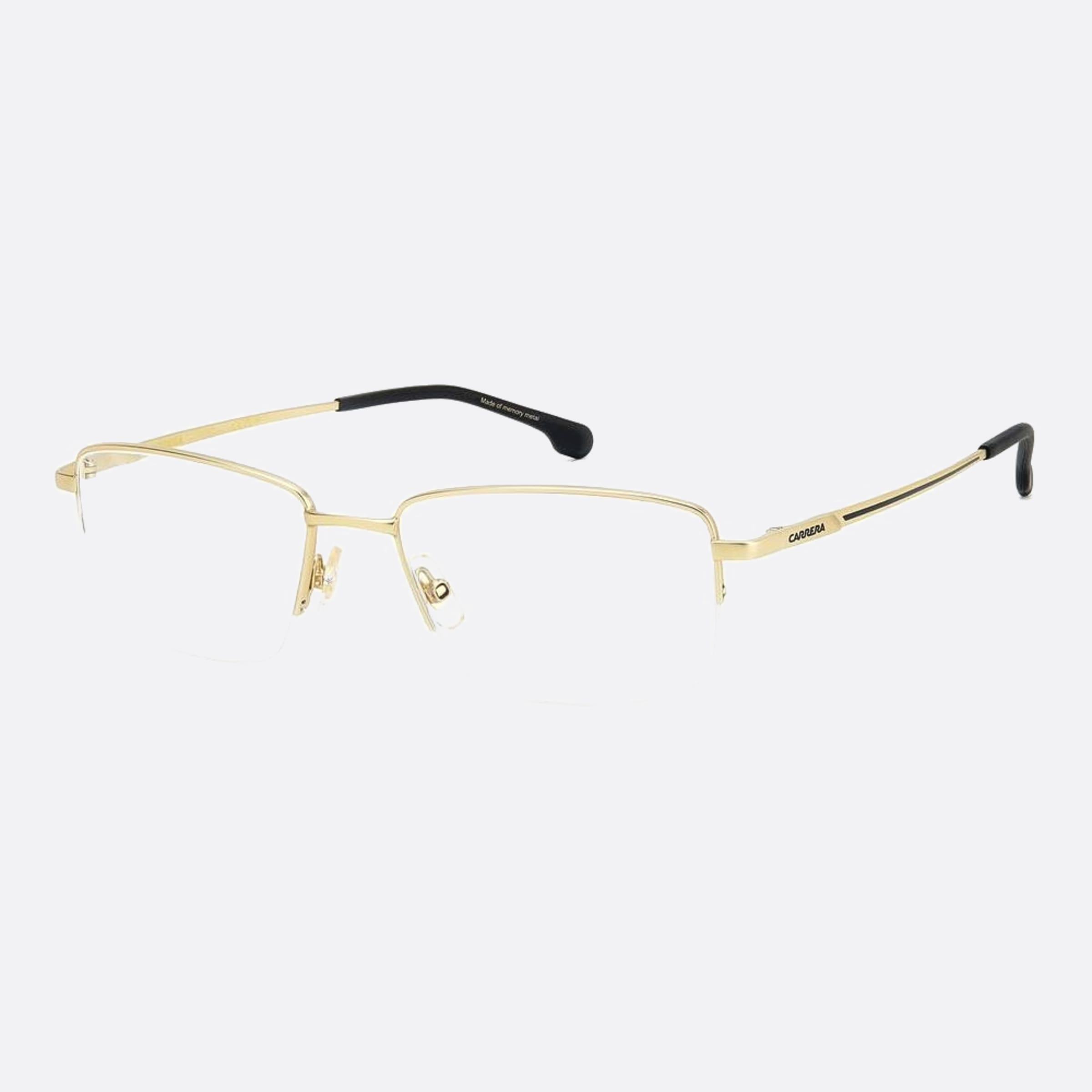 Carrera 55mm Carrera Aoz Gold Geometric Men Eyeglasses - Side View