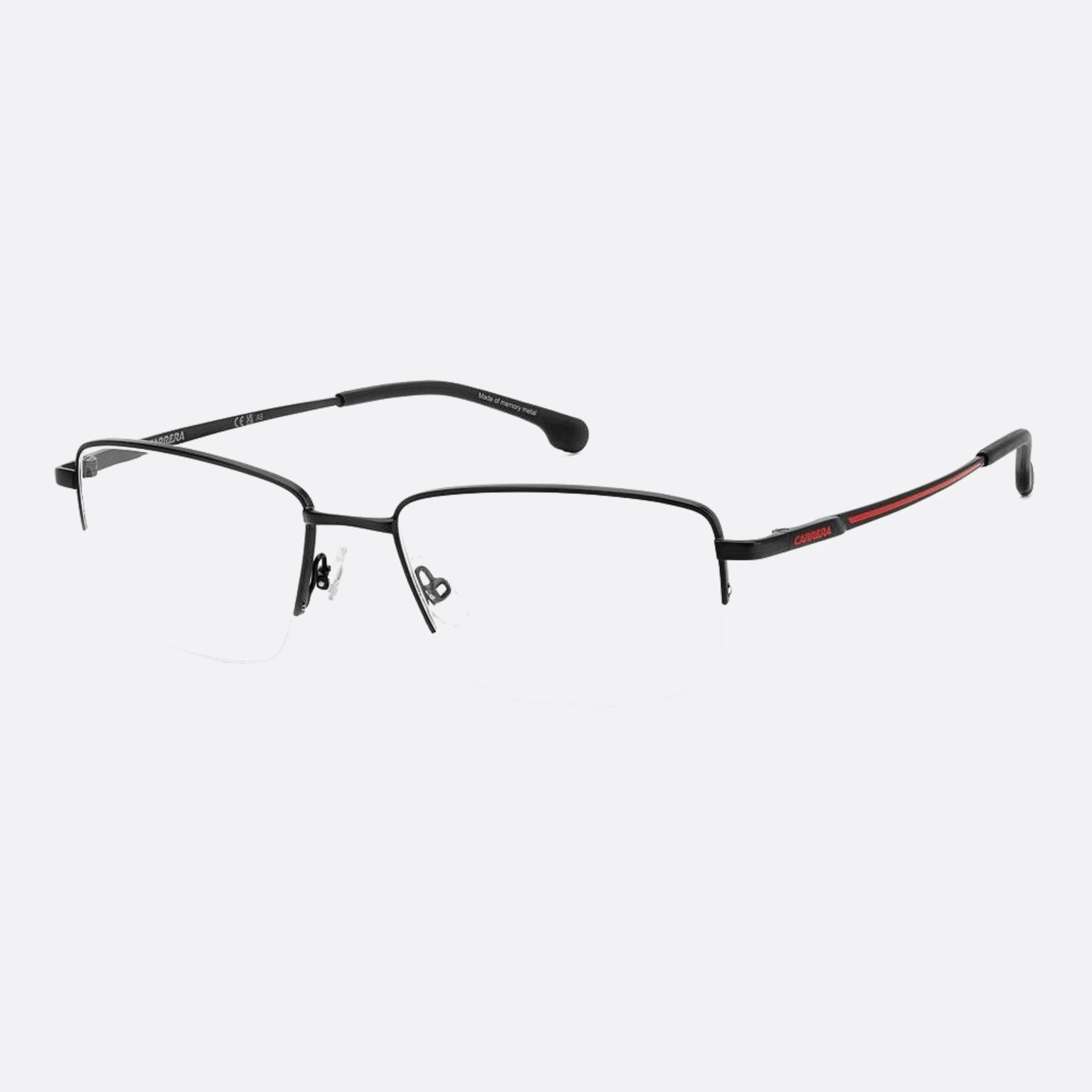 Carrera 55mm Carrera Blx Black Geometric Men Eyeglasses - Side View
