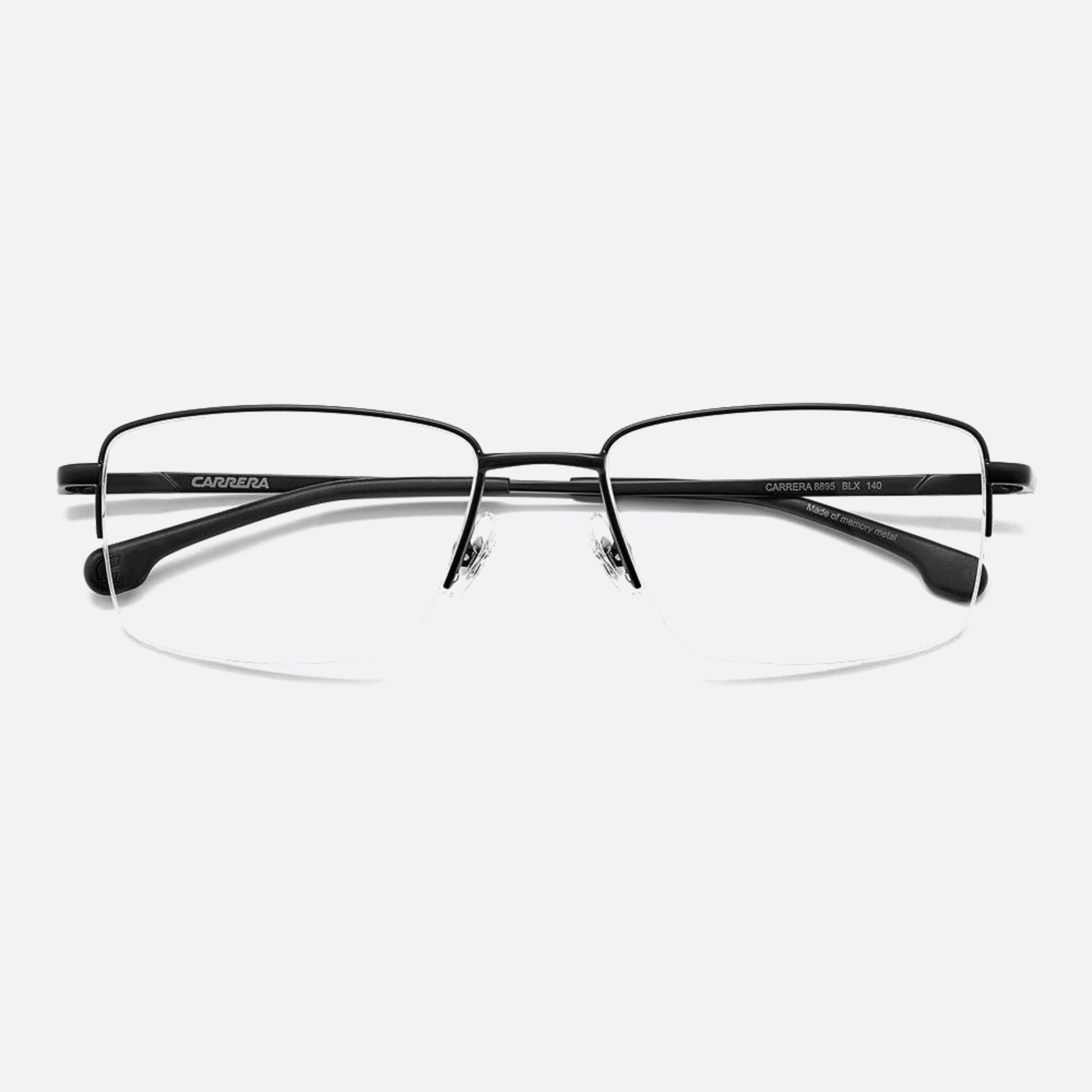 Carrera 55mm Carrera Blx Black Geometric Men Eyeglasses - Detail View