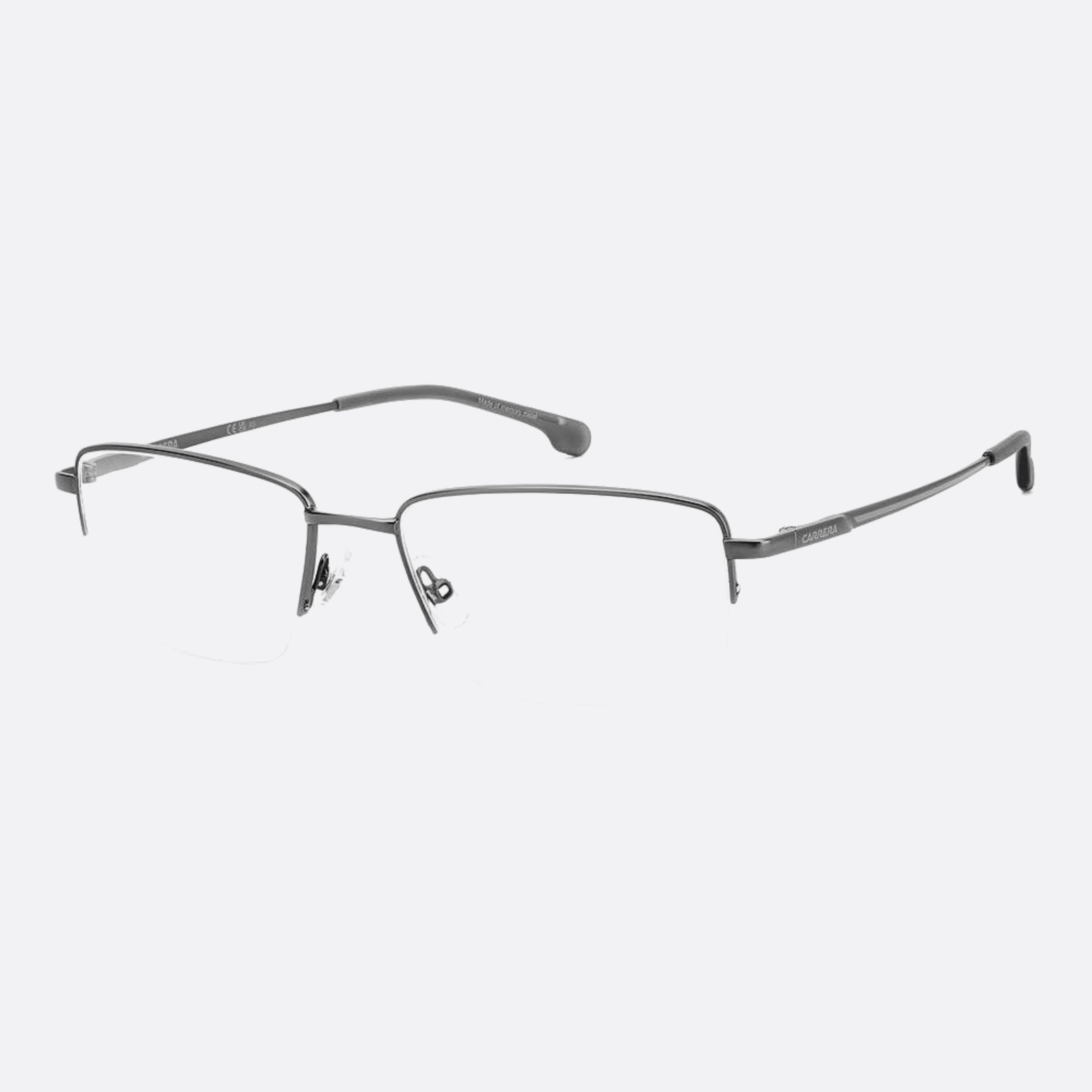 Carrera 55mm Carrera R80 Grey Geometric Men Eyeglasses - Side View