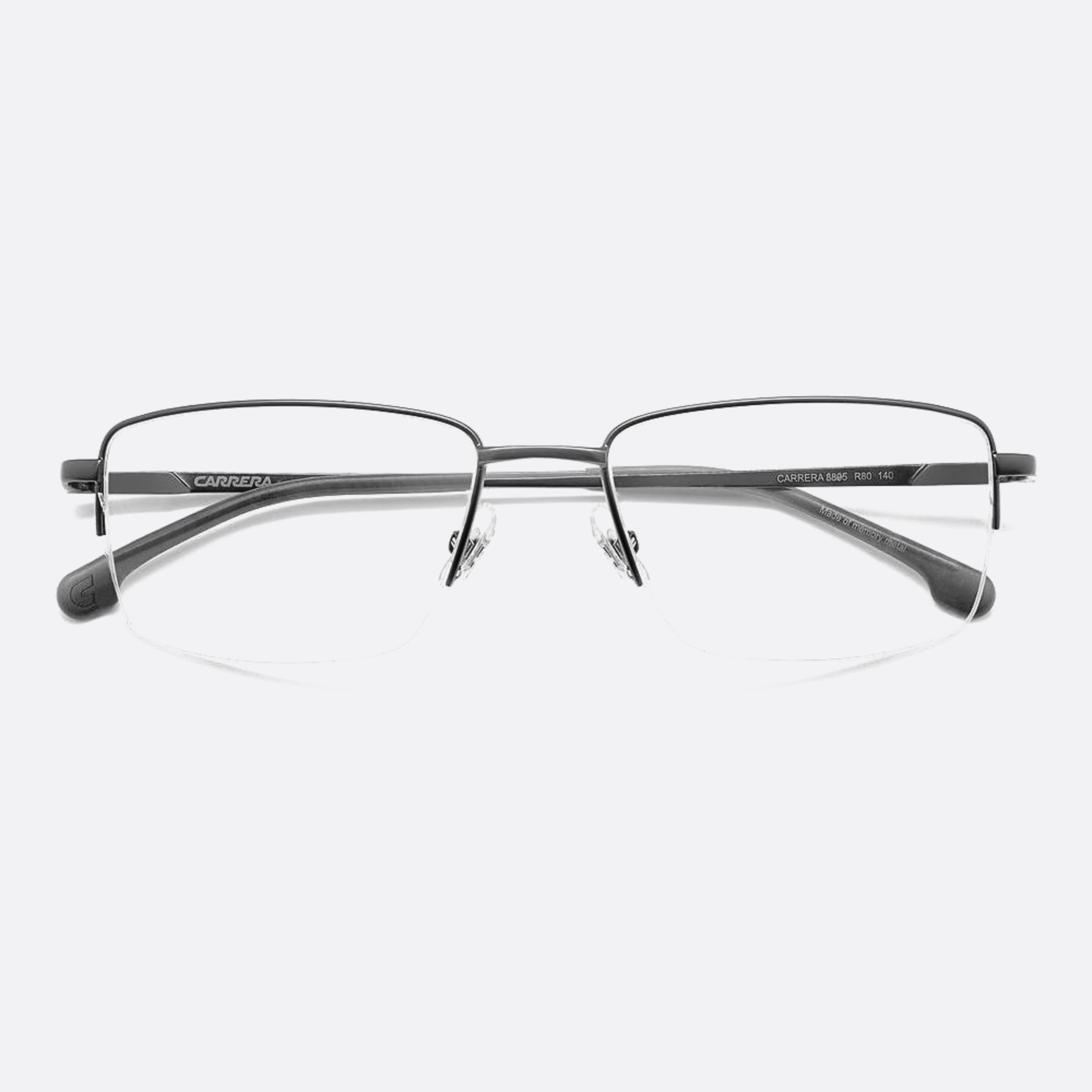 Carrera 55mm Carrera R80 Grey Geometric Men Eyeglasses - Additional Angle