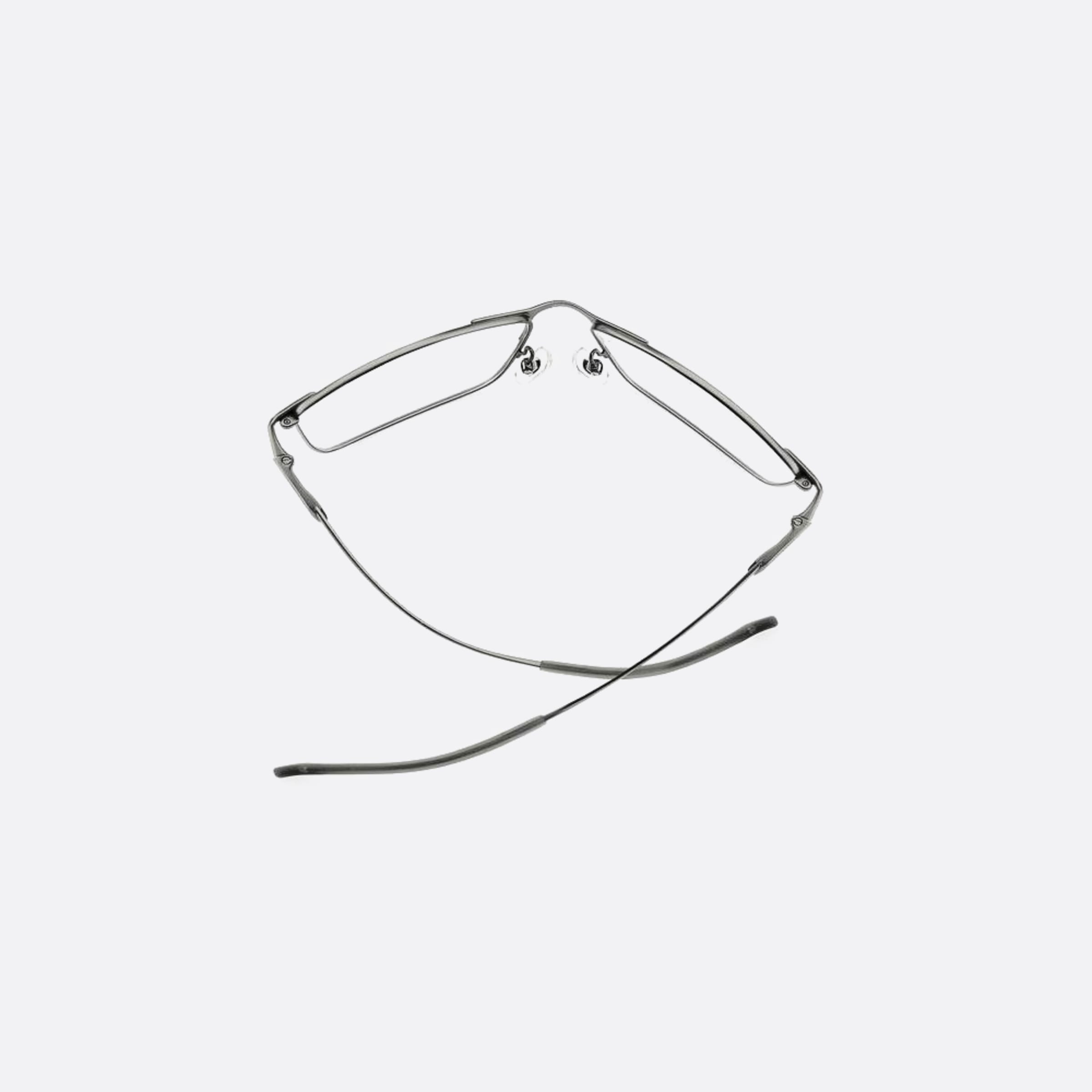 Carrera 56mm Carrera R80 Grey Geometric Men Eyeglasses - Lifestyle Shot