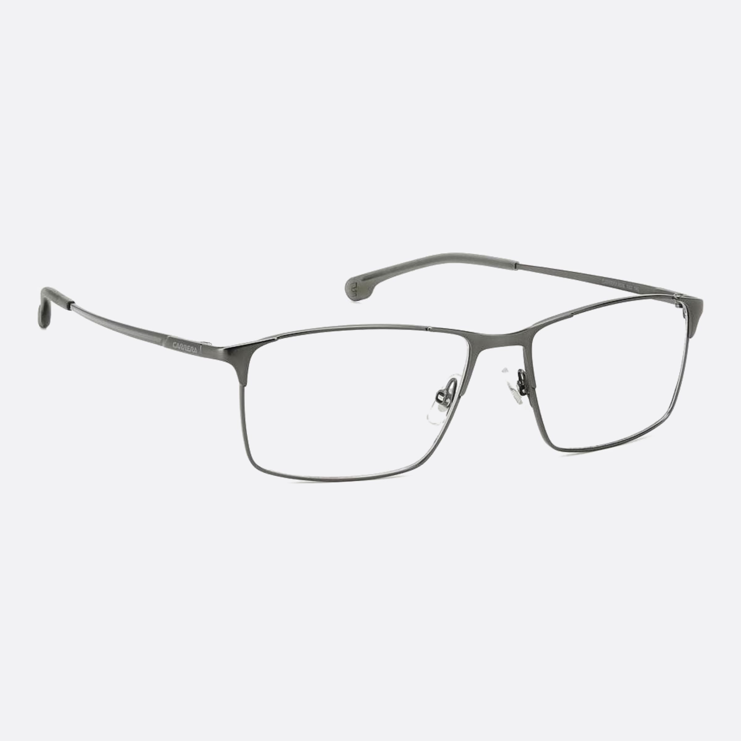 Carrera 56mm Carrera R80 Grey Geometric Men Eyeglasses - Additional Angle