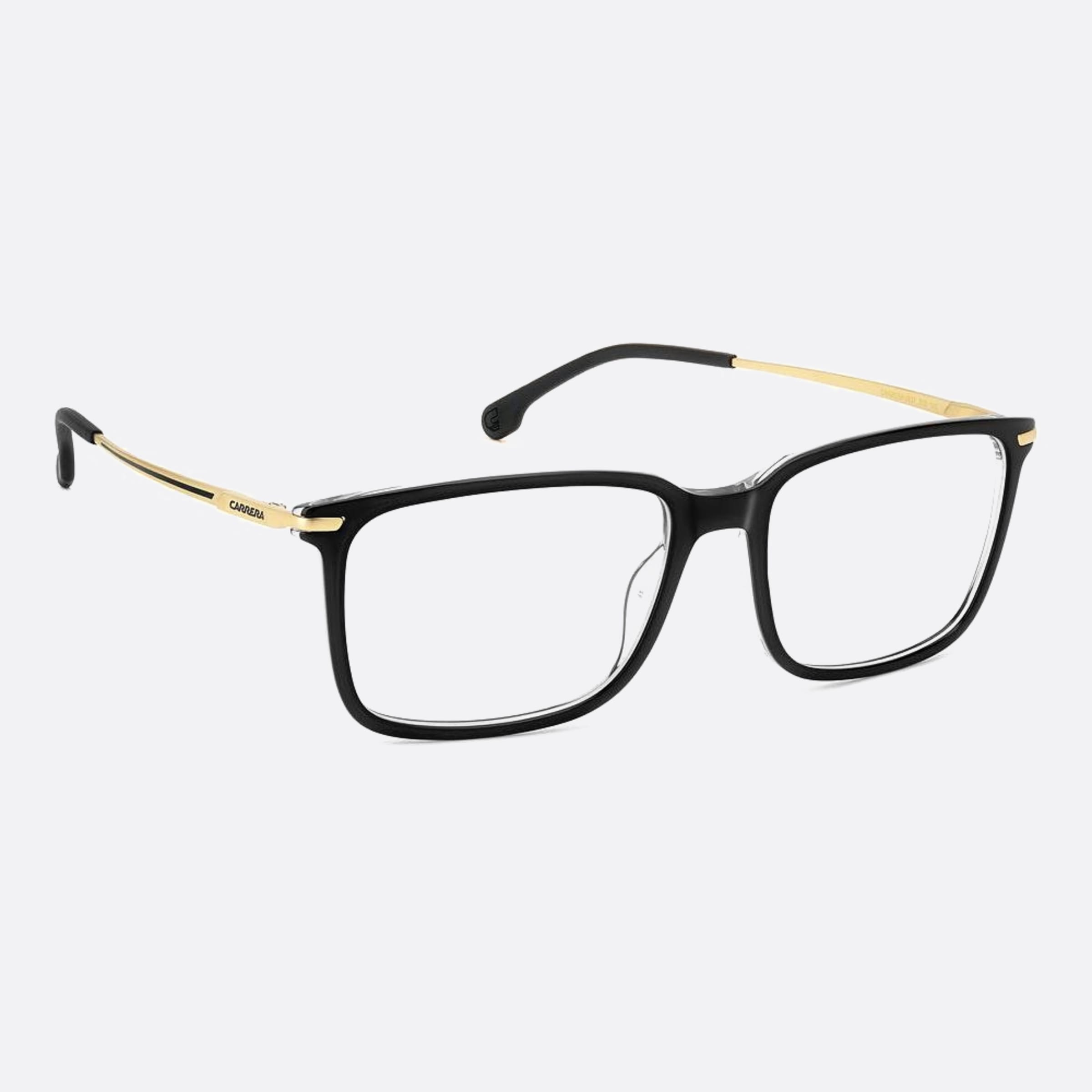 Carrera 55mm Carrera 7c5 Black Geometric Men Eyeglasses - Additional Angle