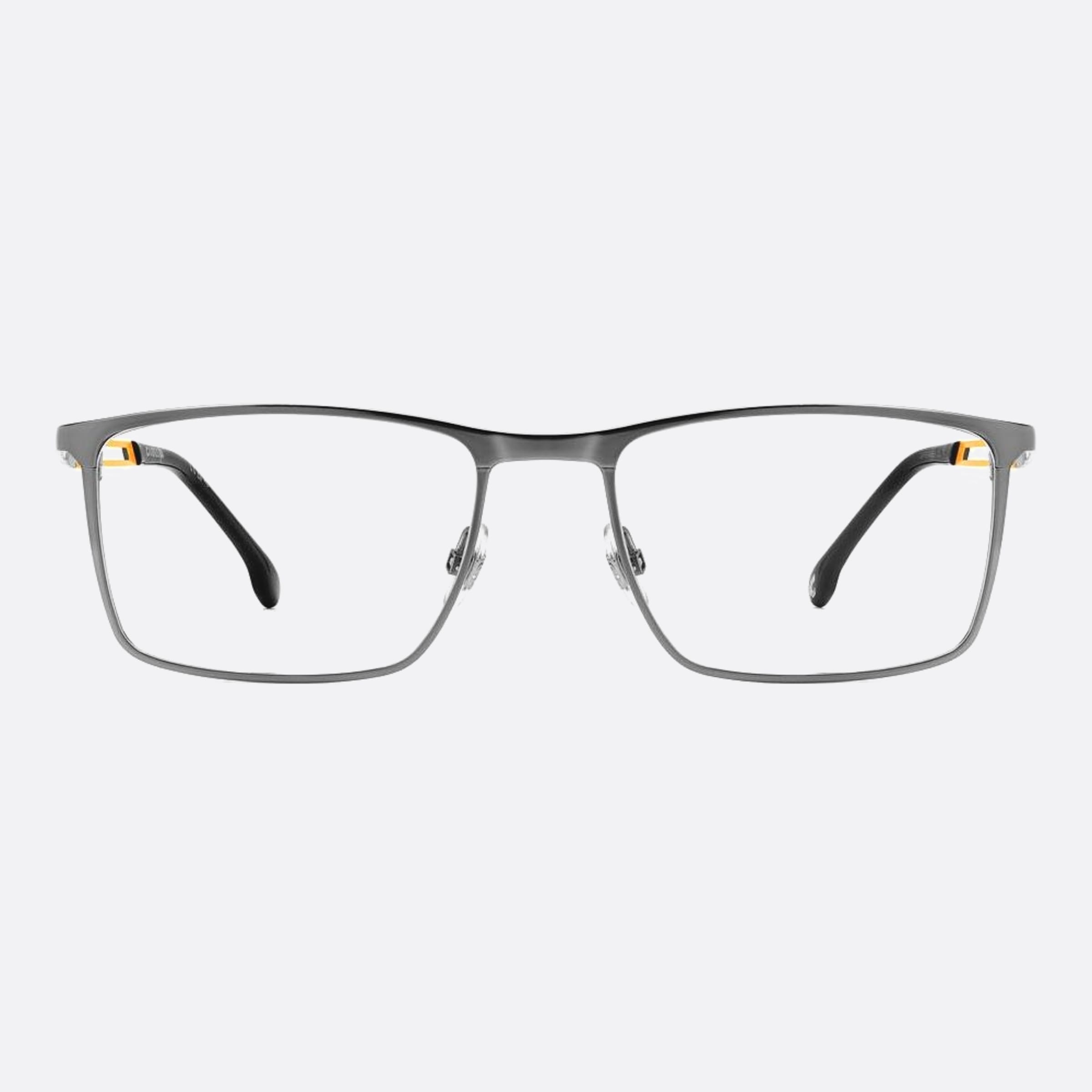 Carrera 55mm Carrera 7zl Grey Geometric Men Eyeglasses - Main View
