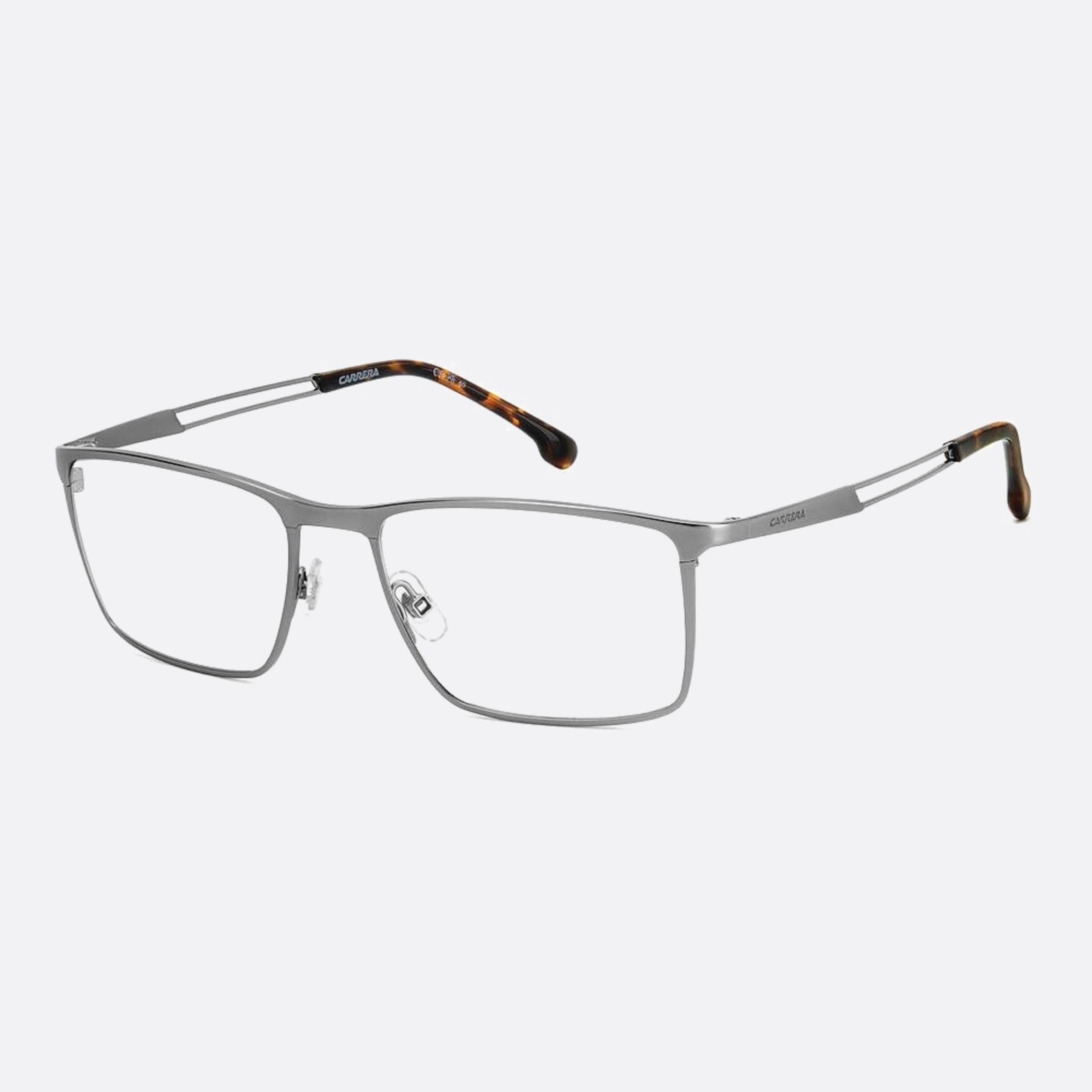Carrera 55mm Carrera R80 Grey Geometric Men Eyeglasses - Side View