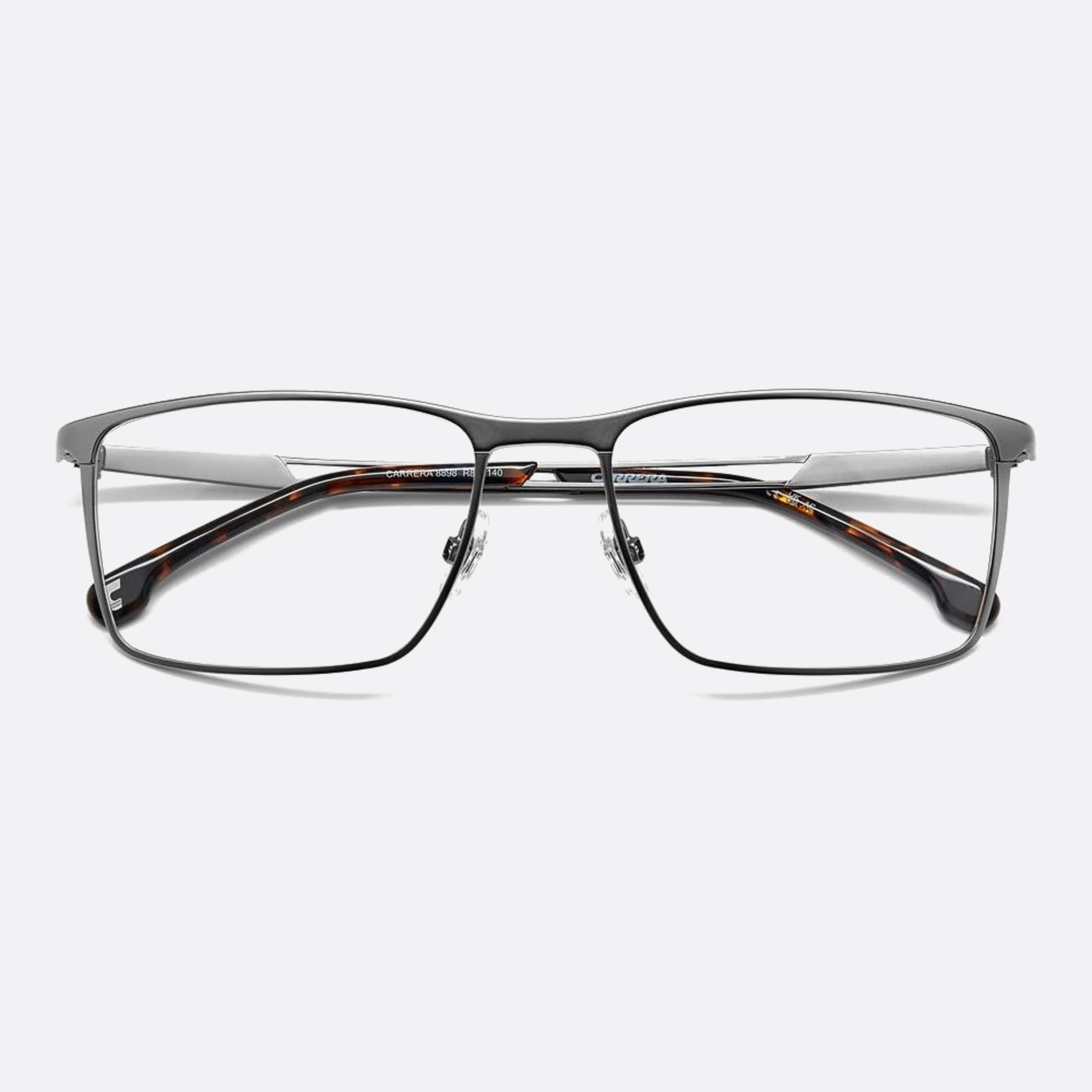 Carrera 55mm Carrera R80 Grey Geometric Men Eyeglasses - Lifestyle Shot