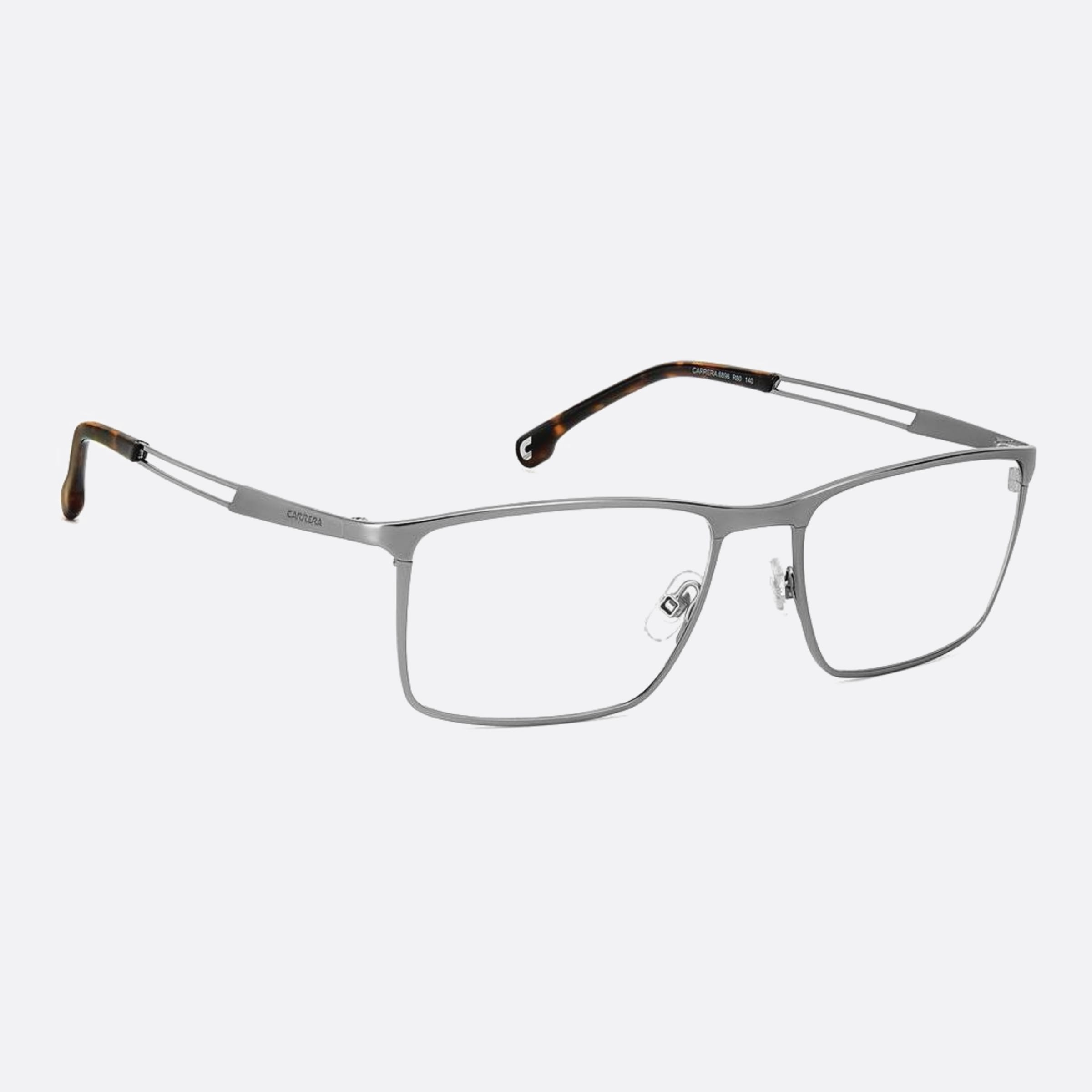 Carrera 55mm Carrera R80 Grey Geometric Men Eyeglasses - Additional Angle