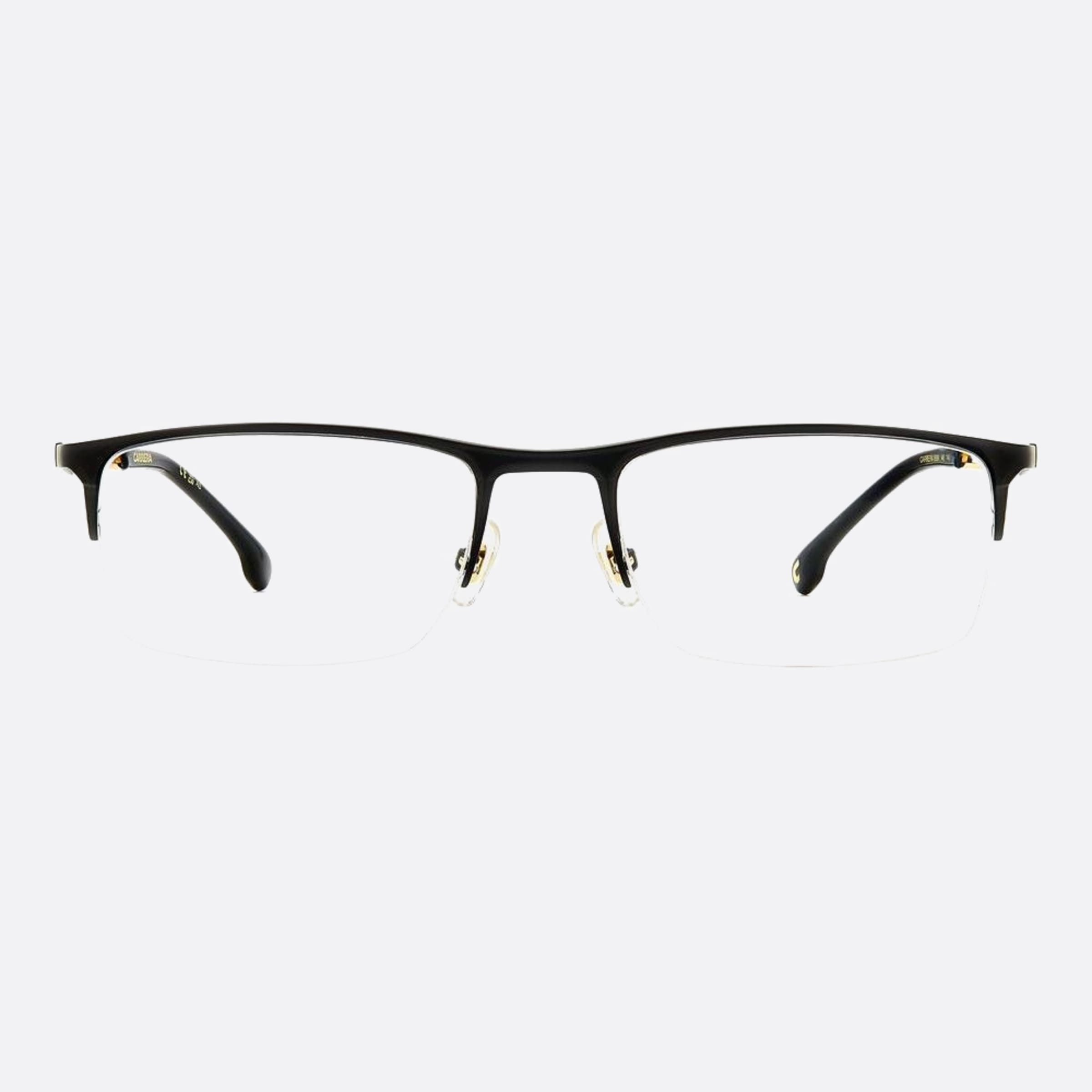 Carrera 55mm Carrera I46 Black Geometric Men Eyeglasses - Main View