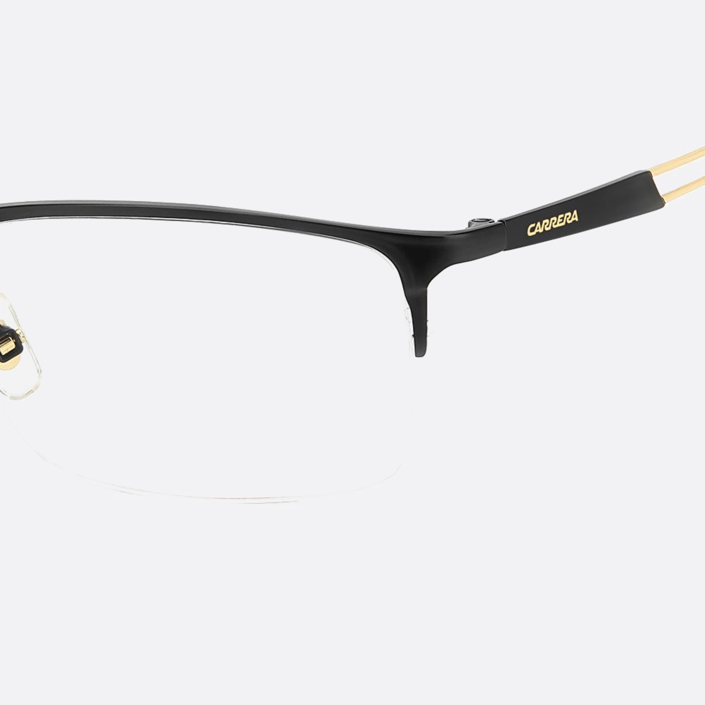 Carrera 55mm Carrera I46 Black Geometric Men Eyeglasses - Detail View