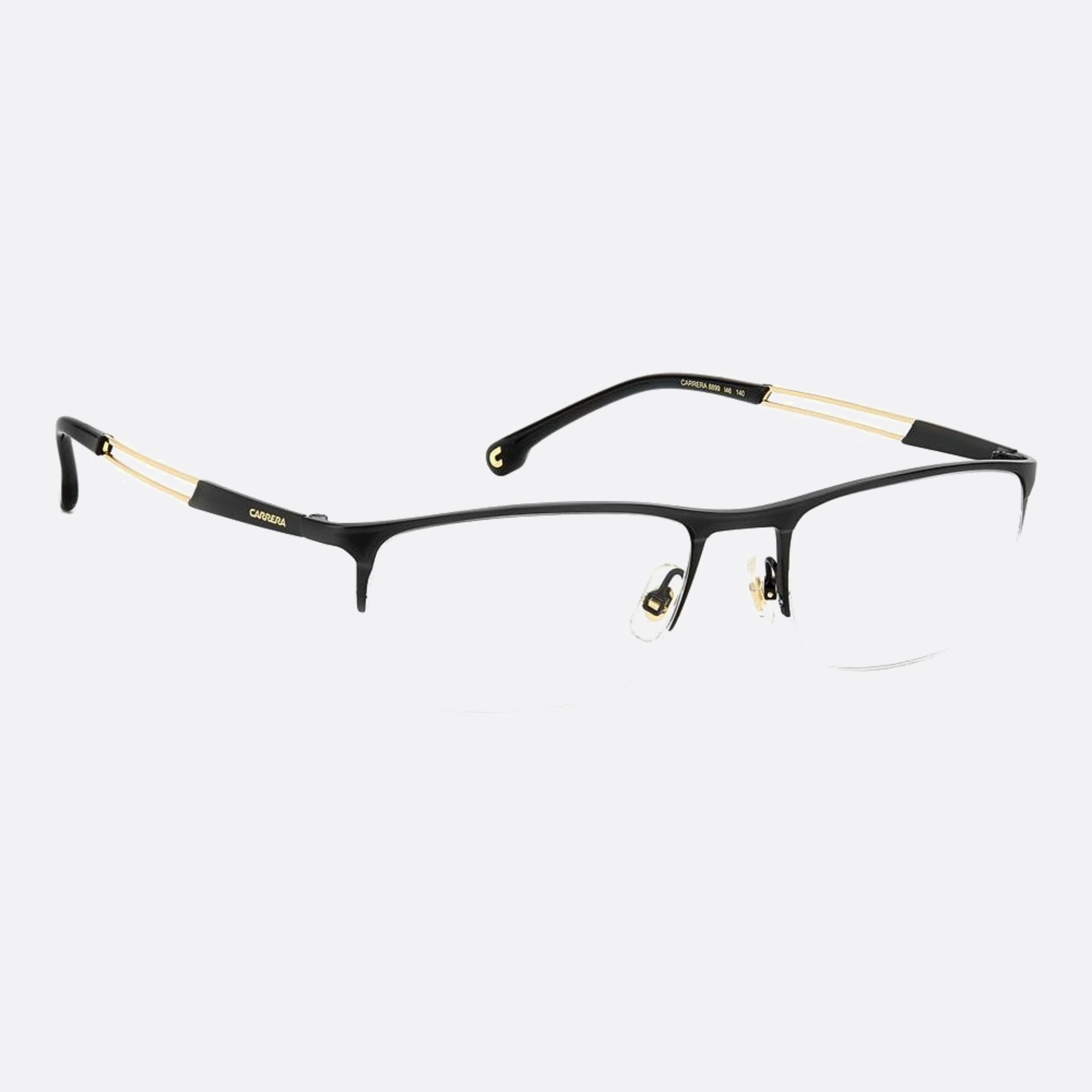 Carrera 55mm Carrera I46 Black Geometric Men Eyeglasses - Lifestyle Shot