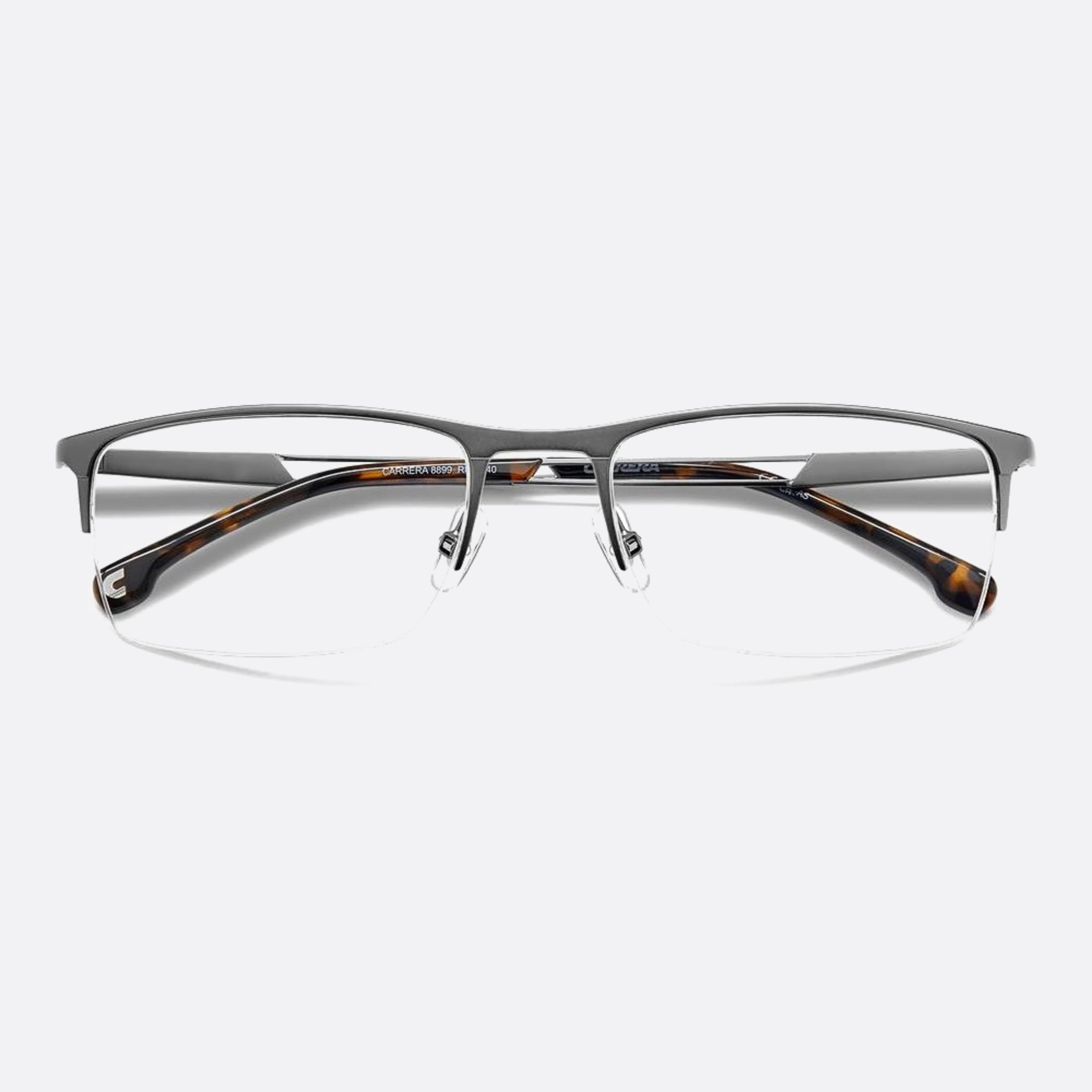 Carrera 55mm Carrera R80 Grey Geometric Men Eyeglasses - Additional Angle
