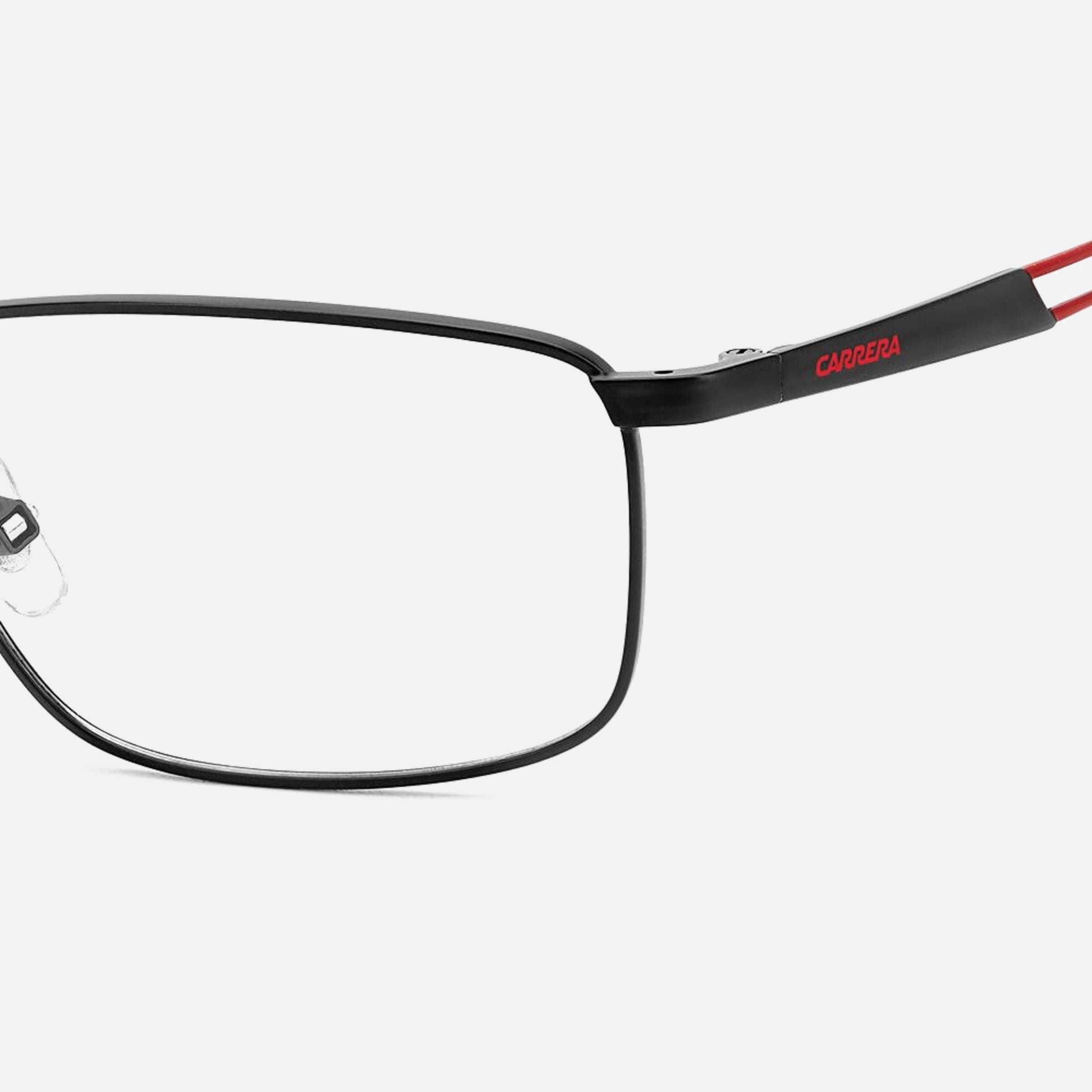 Carrera 55mm Carrera Blx Black Geometric Men Eyeglasses - Detail View