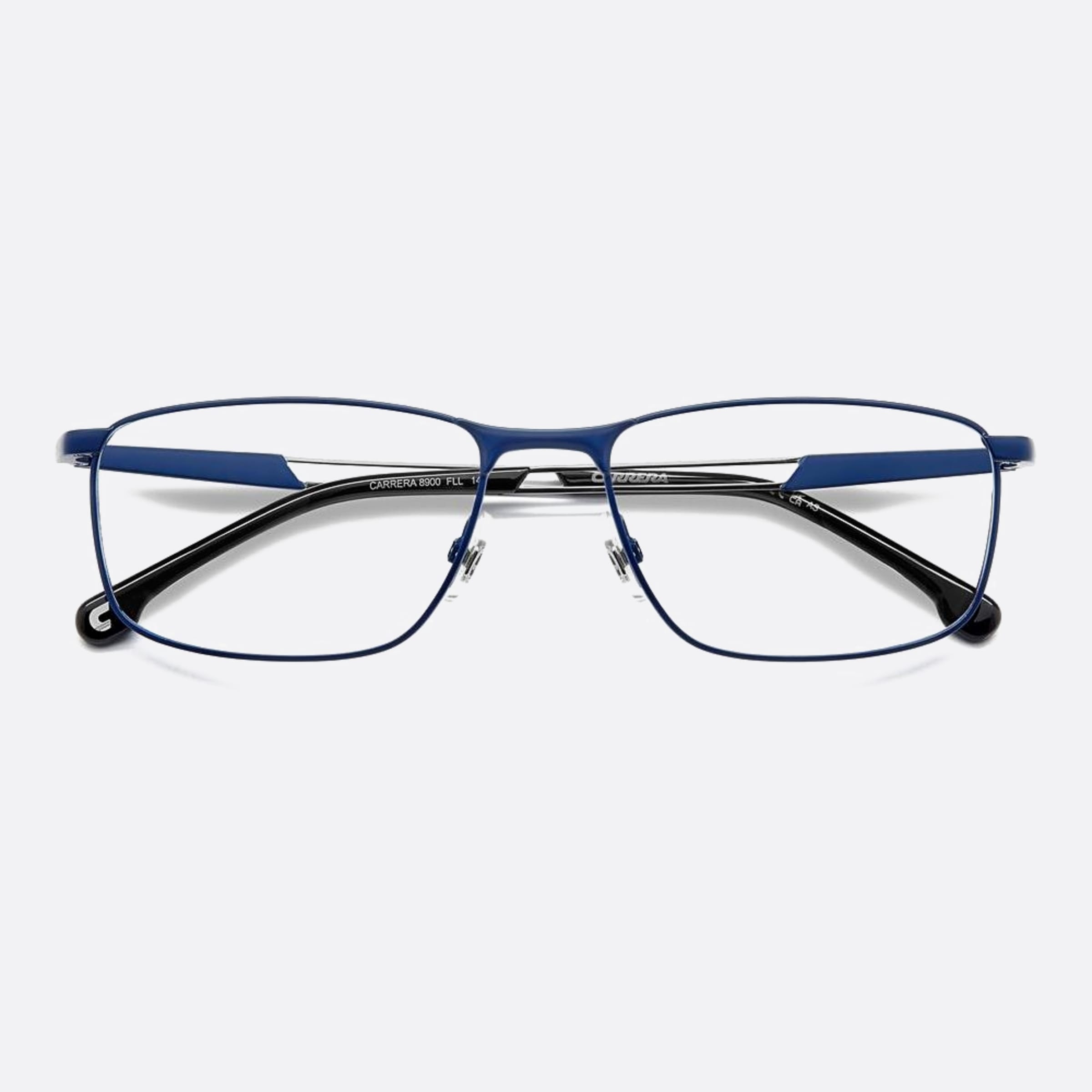 Carrera 55mm Carrera Fll Blue Geometric Men Eyeglasses - Detail View