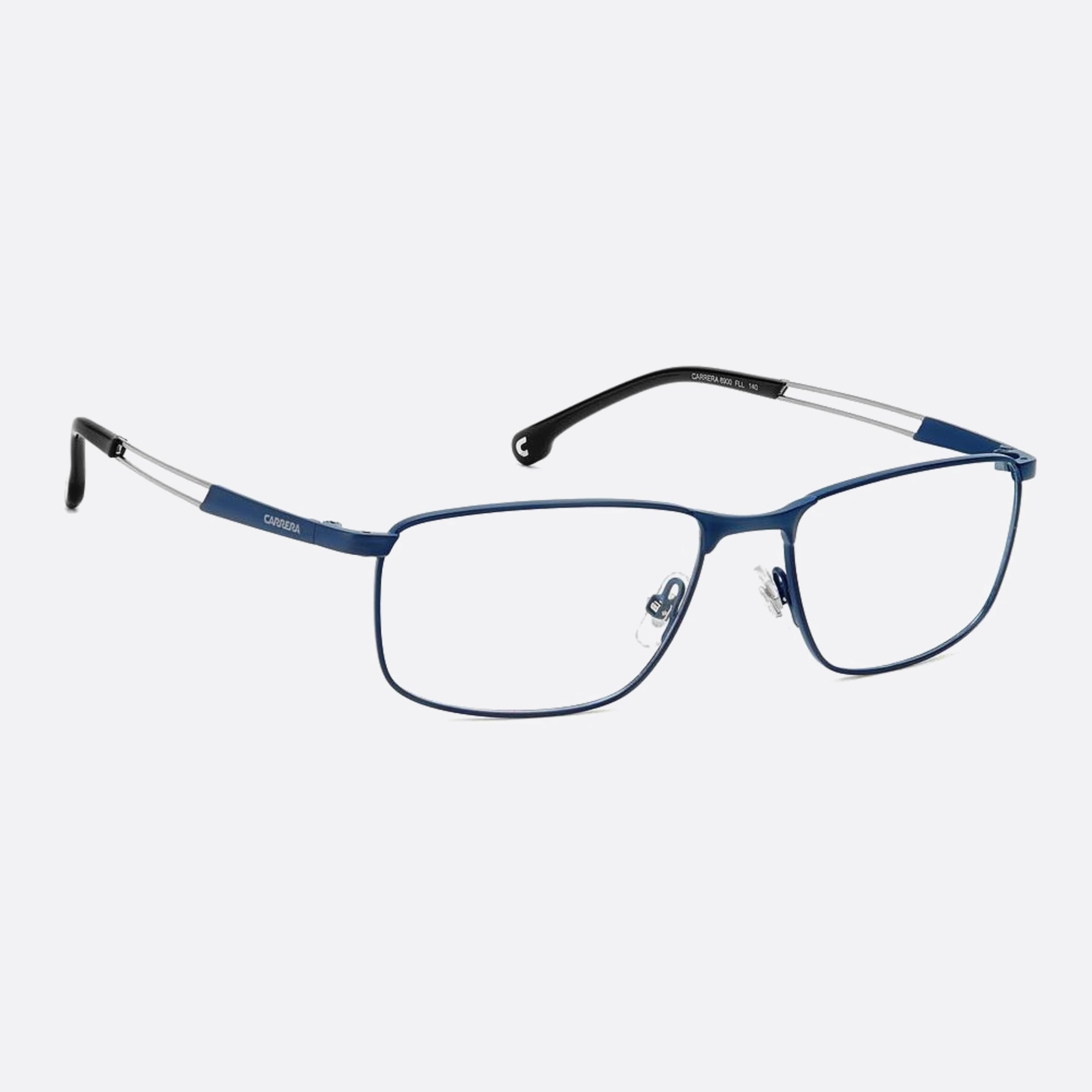 Carrera 55mm Carrera Fll Blue Geometric Men Eyeglasses - Additional Angle