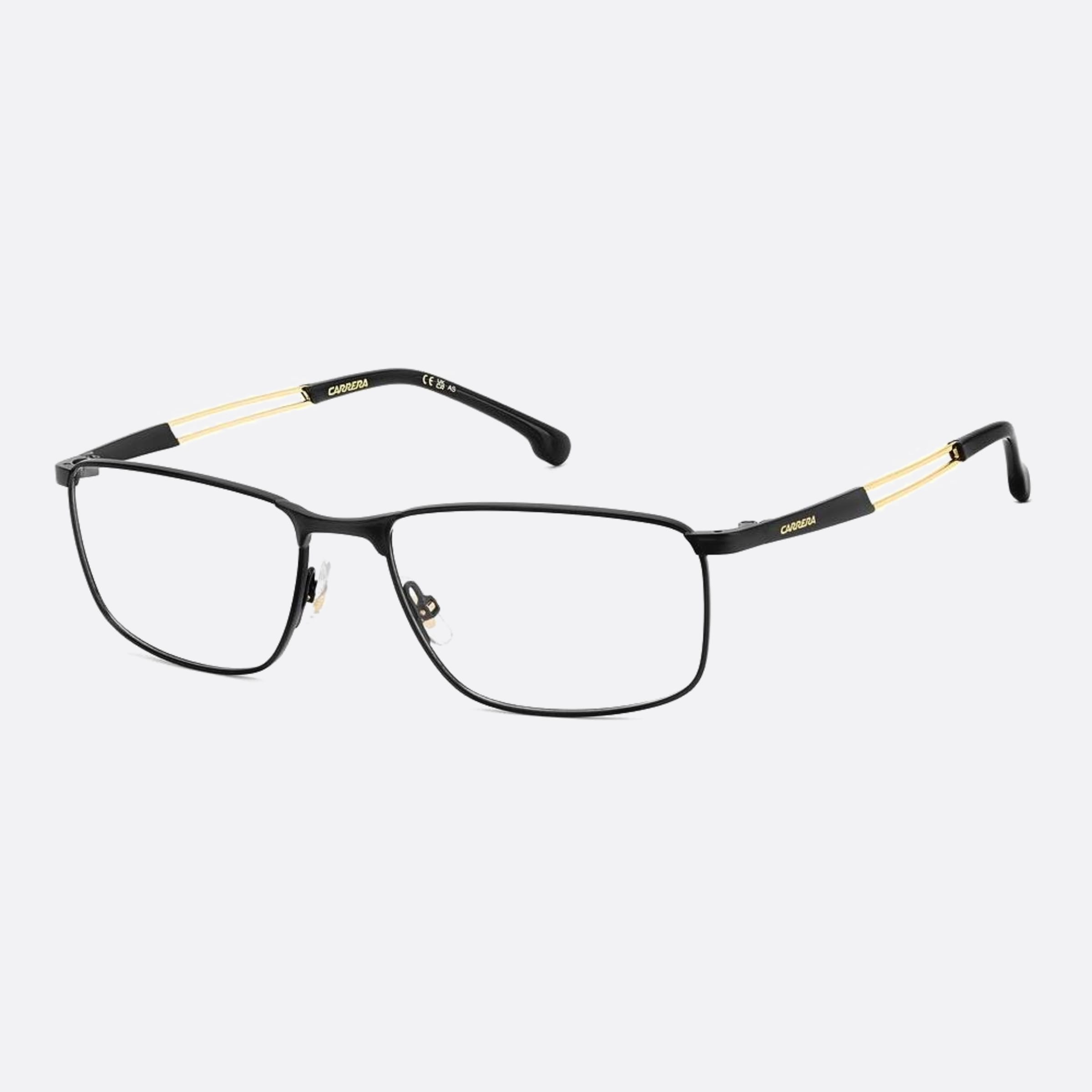 Carrera 55mm Carrera I46 Black Geometric Men Eyeglasses - Side View