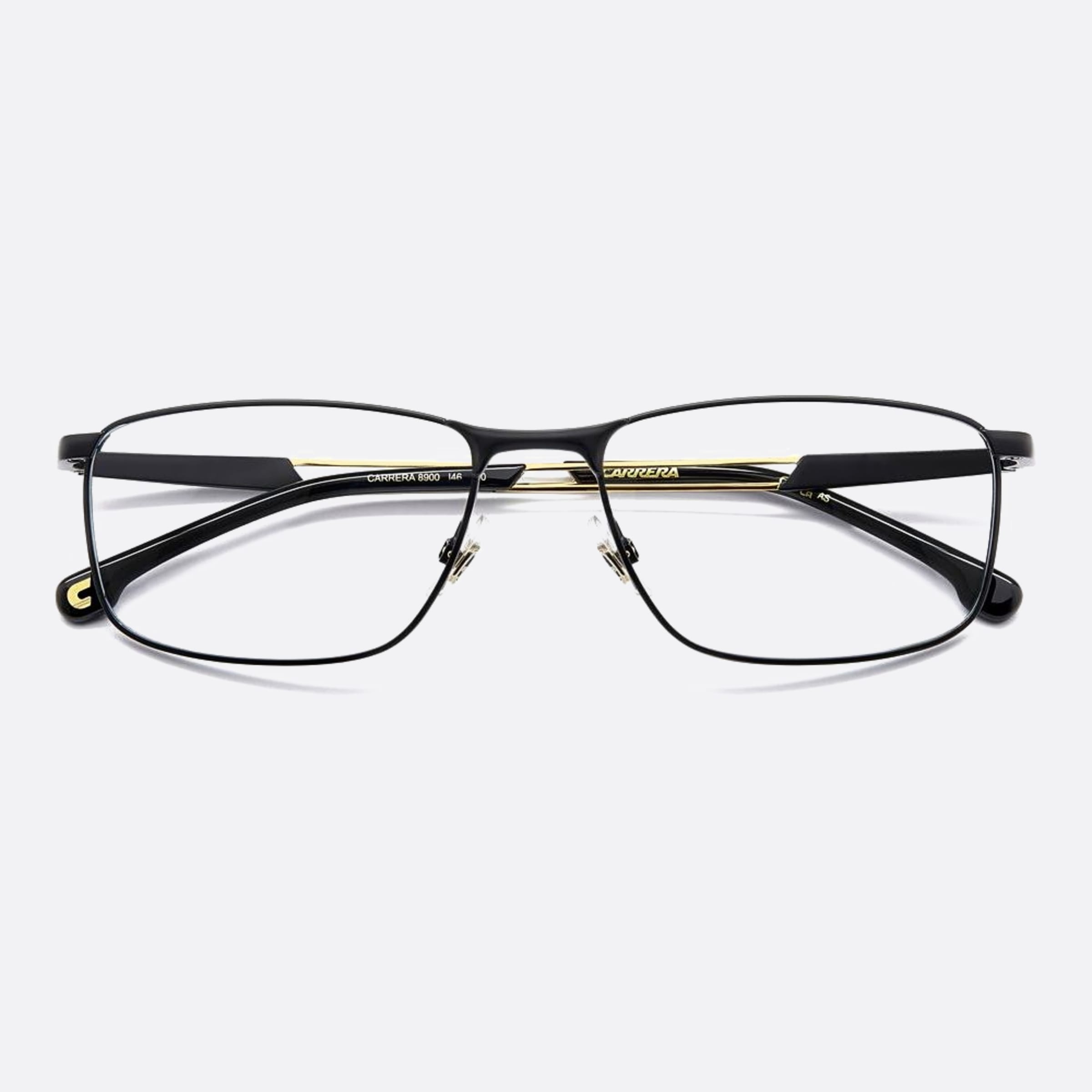 Carrera 55mm Carrera I46 Black Geometric Men Eyeglasses - Lifestyle Shot