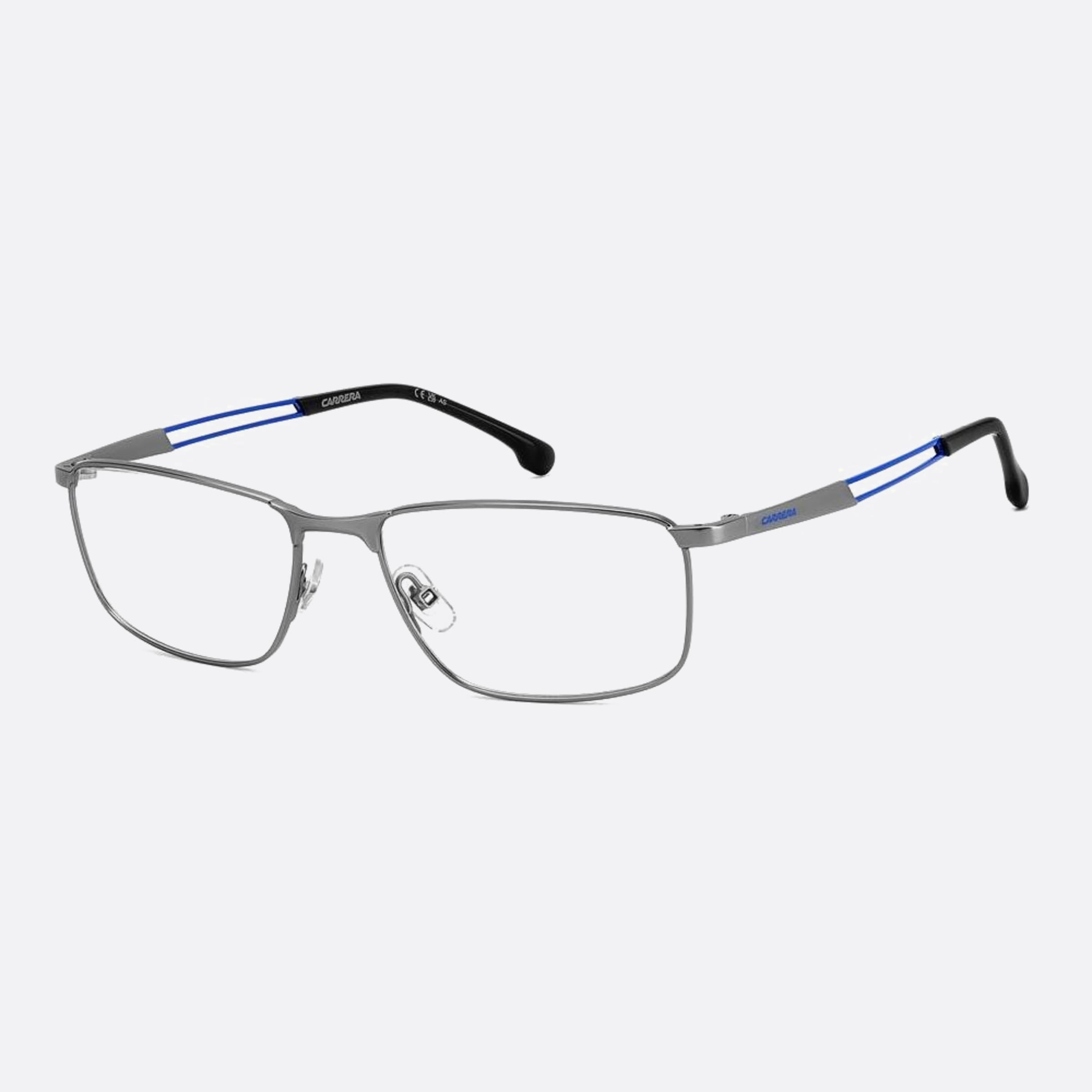 Carrera 55mm Carrera V6d Blue Geometric Men Eyeglasses - Side View