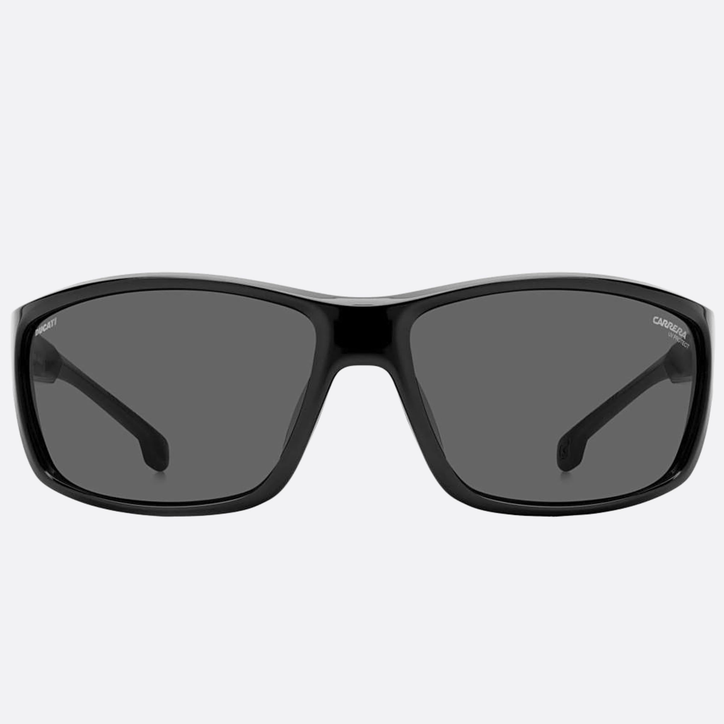 Carrera 68mm Ducati Carduc Black Geometric Men Sunglasses - Main View