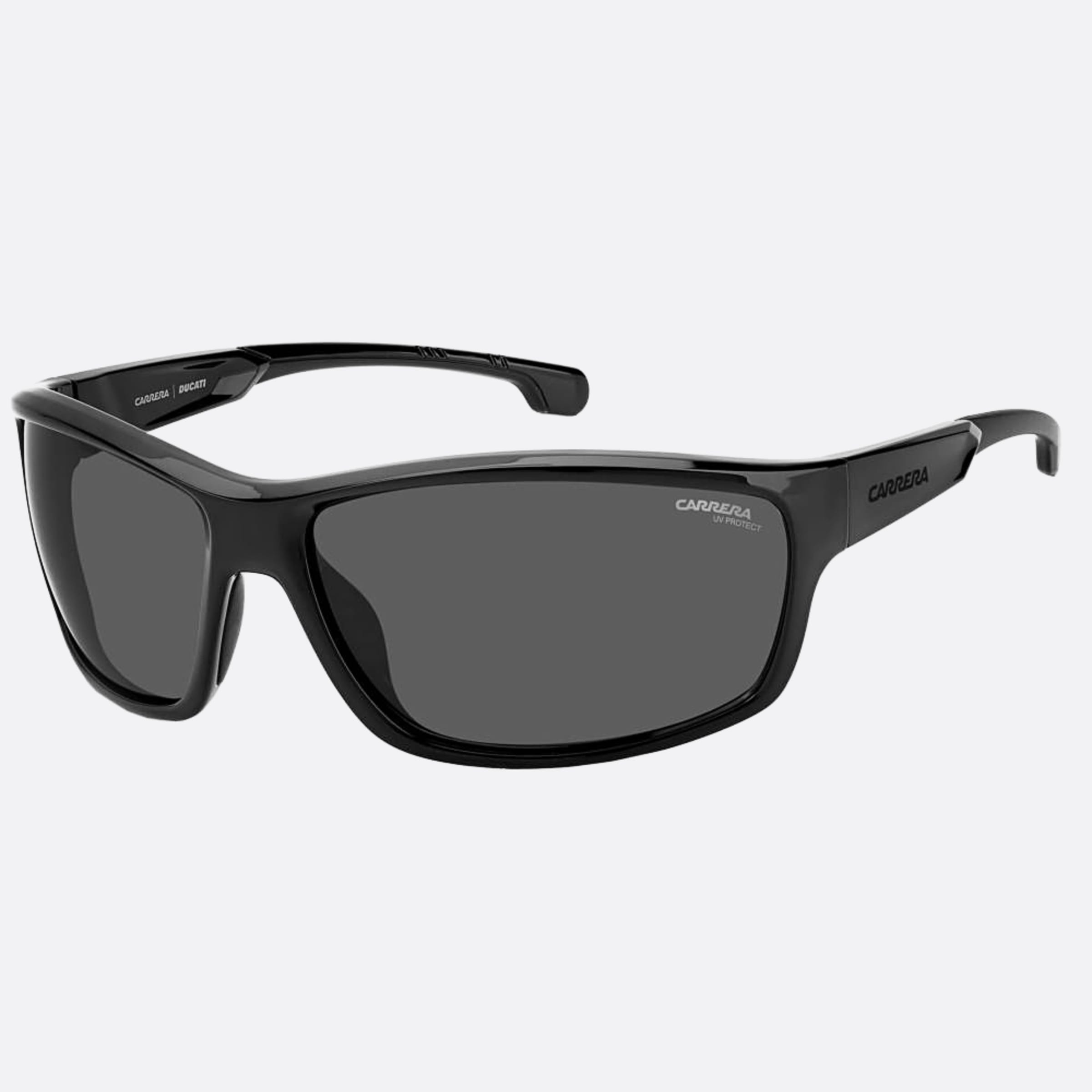 Carrera 68mm Ducati Carduc Black Geometric Men Sunglasses - Side View