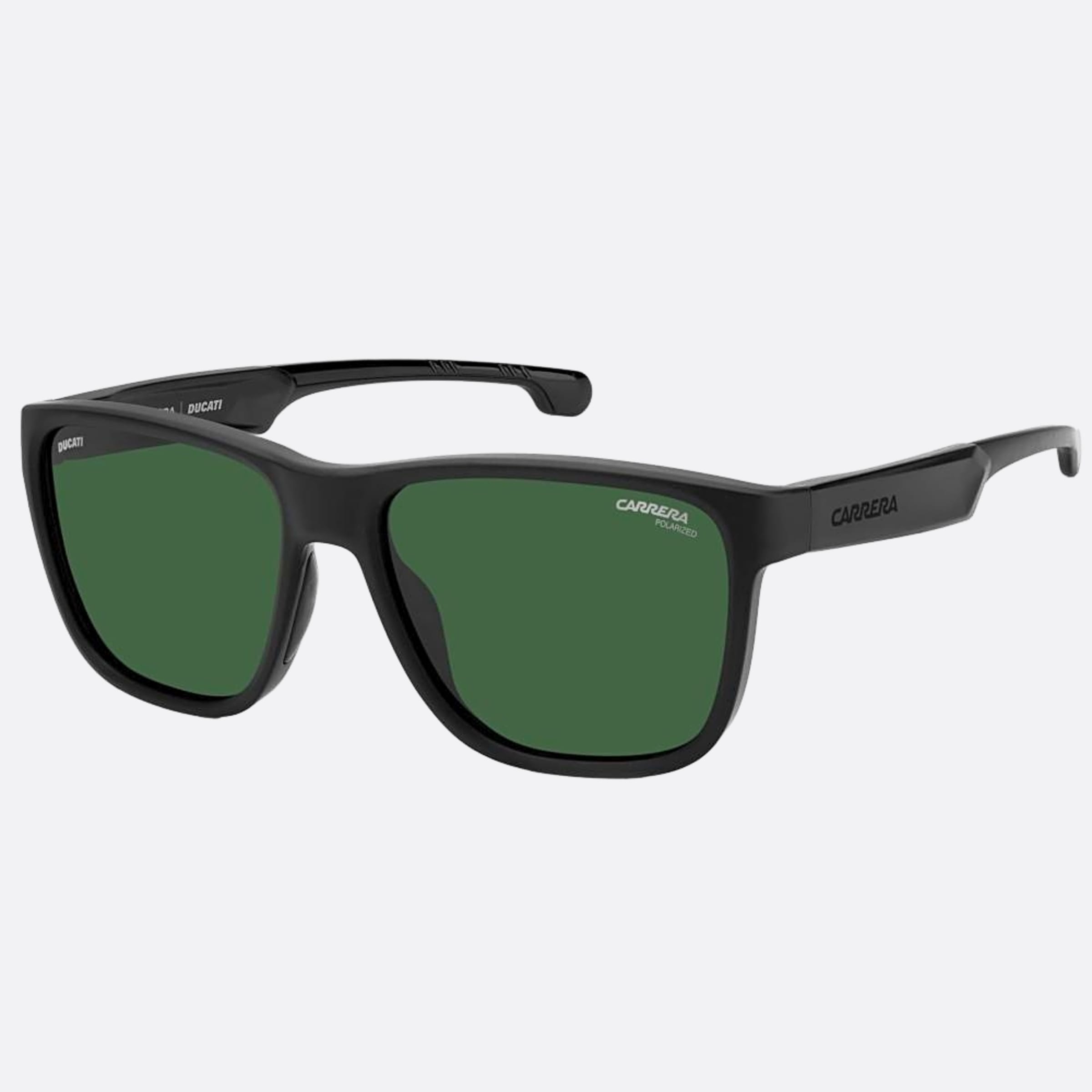 Carrera 57mm Ducati Carduc Black Squared Polarized Men Sunglasses - Side View