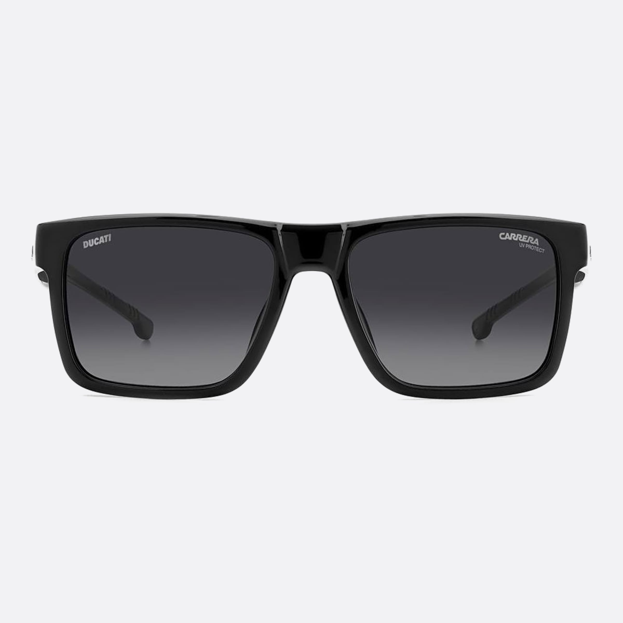 Carrera 55mm Ducati Carduc Black Squared Men Sunglasses - Main View