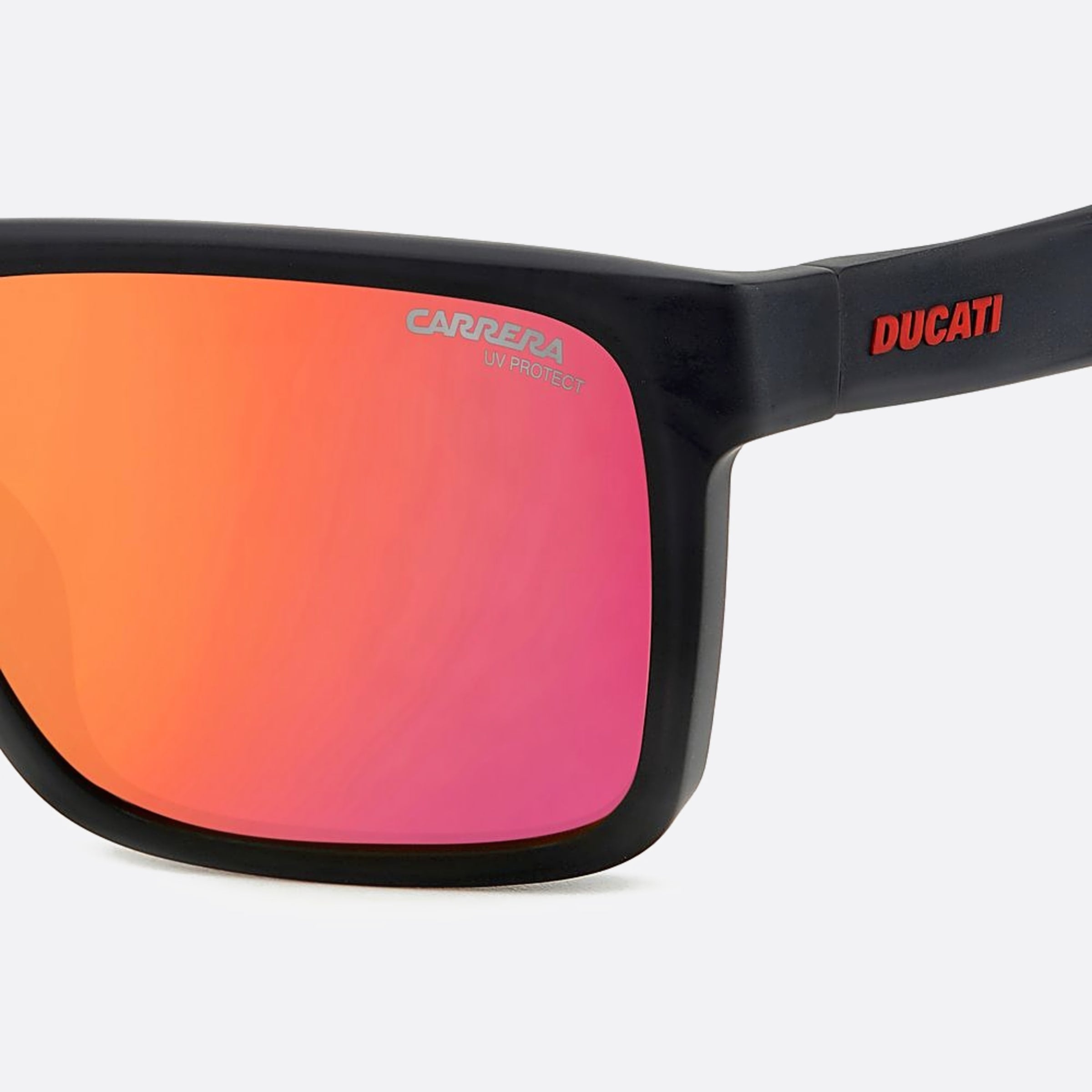 Carrera 55mm Ducati Carduc Oit Black Squared Men Sunglasses - Additional Angle
