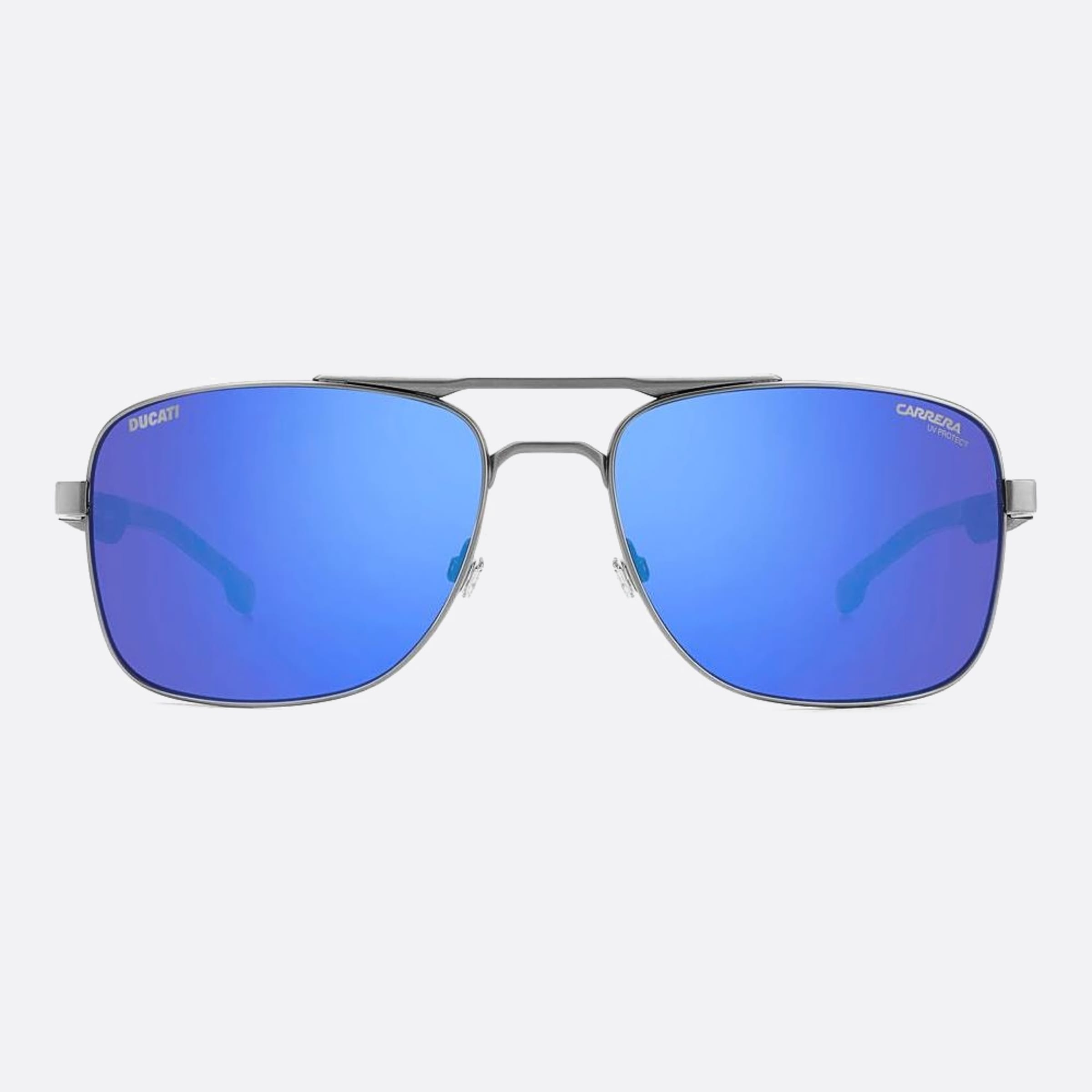 Carrera 60mm Ducati Carduc V6d Ruthenium Squared Men Sunglasses - Main View