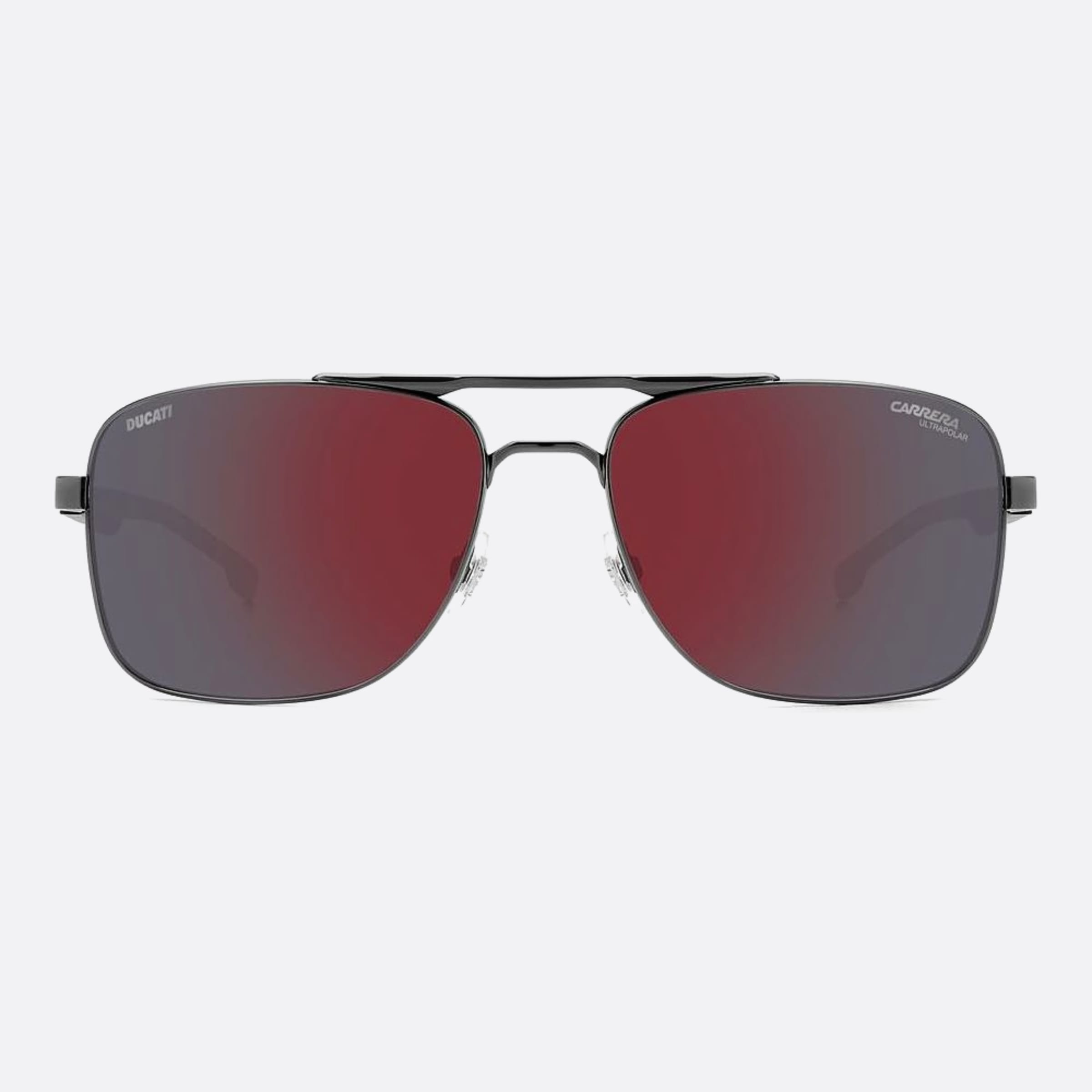 Carrera 60mm Ducati Carduc V81 Ruthenium Squared Polarized Men Sunglasses - Main View