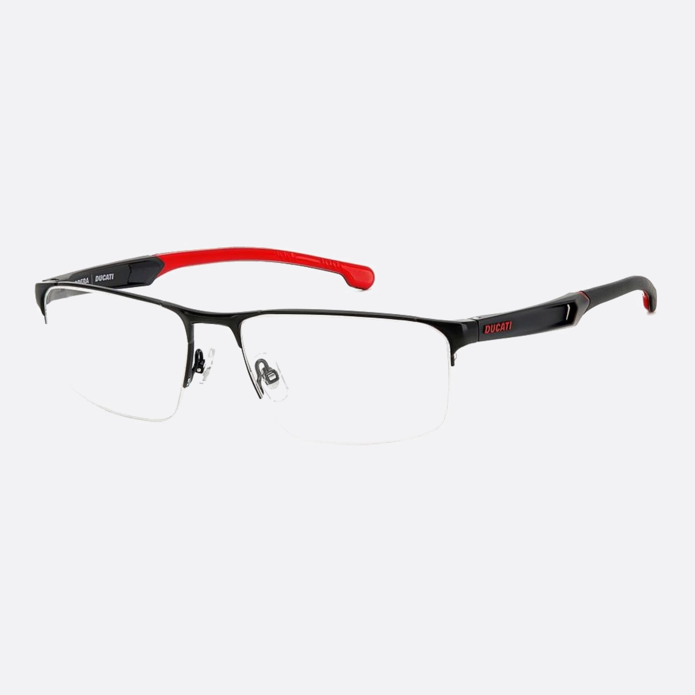 Carrera 57mm Ducati Carduc Oit Black Geometric Men Eyeglasses - Side View