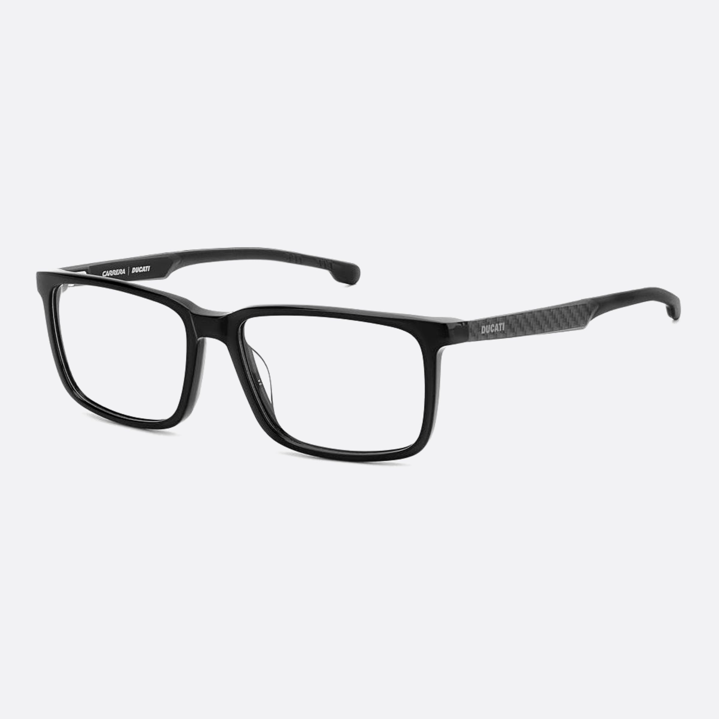 Carrera 55mm Ducati Carduc Black Geometric Men Eyeglasses - Side View